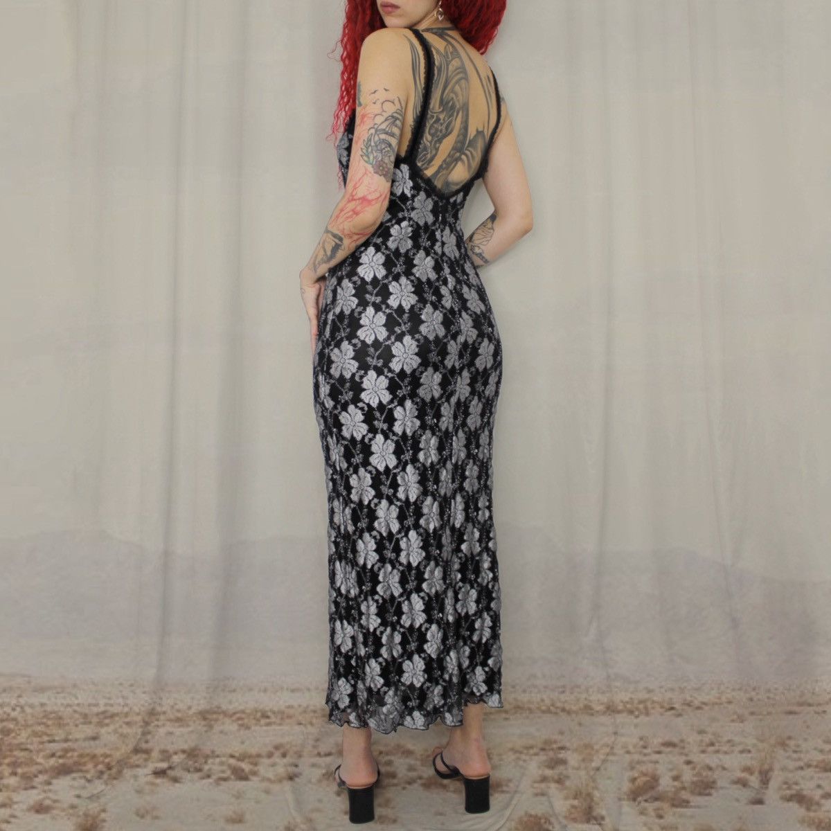 Other 🐚SILVER LACE MAXI DRESS🐚 Size M / US 6-8 / IT 42-44 - 3 Thumbnail