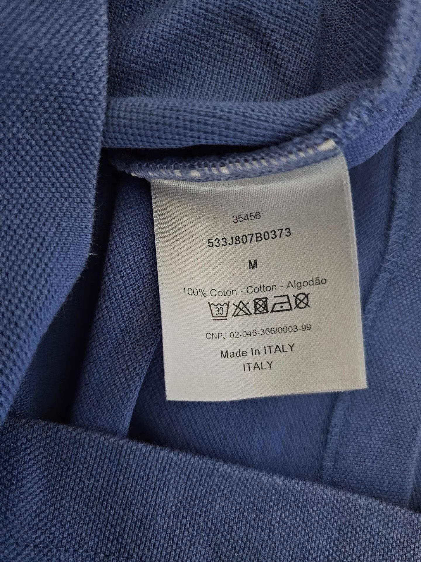 Dior Dior Men's Polo Shirt Size US M / EU 48-50 / 2 - 6 Thumbnail