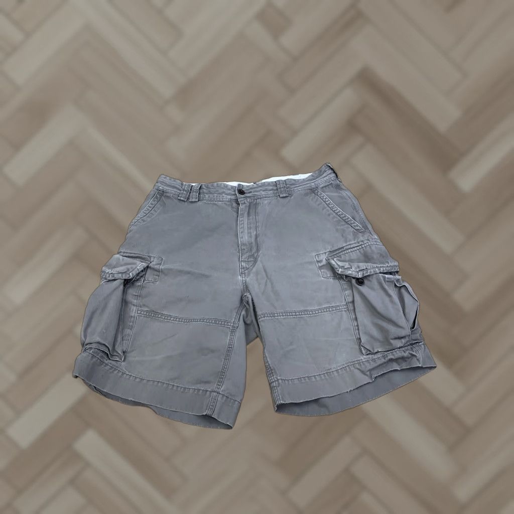 Polo Ralph Lauren VINTAGE Polo Ralph Lauren Cargo Shorts Men 35 Gray 9" Inseam Casual Size US S / EU 44-46 / 1 - 1 Thumbnail