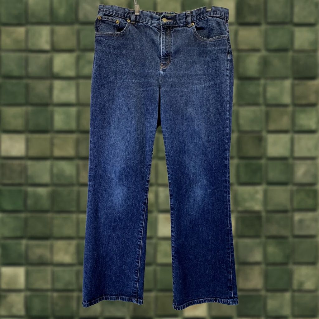 Ralph Lauren VINTAGE? No. Ralph Lauren Jeans Co Womens Size 16 Boot Cut Dark Wash Denim Jeans-5985 Size 38" / US 16 / IT 52 - 1 Thumbnail
