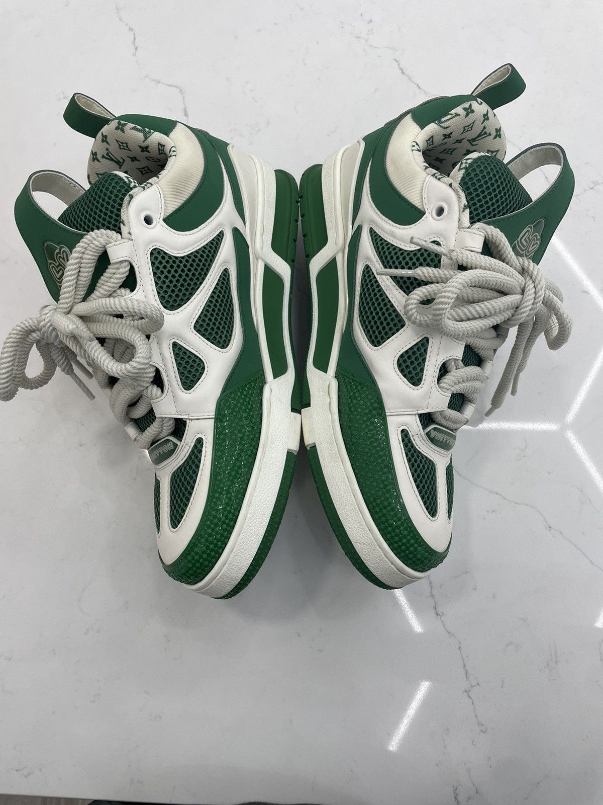 Louis Vuitton Louis Vuitton Skates Green and white Size US 11 / EU 44 - 3 Thumbnail