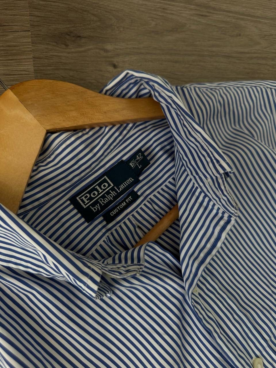 Polo Ralph Lauren × Vintage Vintage Polo Ralph Lauren Blue Mens Shirt Size US L / EU 52-54 / 3 - 12 Thumbnail
