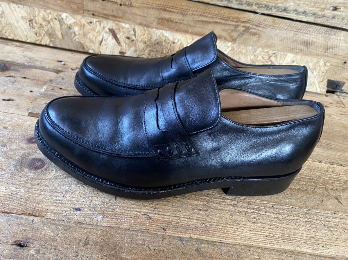 Heinrich Dinkelacker Heinrich dinckelacker black leather penny loafers sz uk 8.5 Size US 9.5 / EU 42-43 - 6 Thumbnail