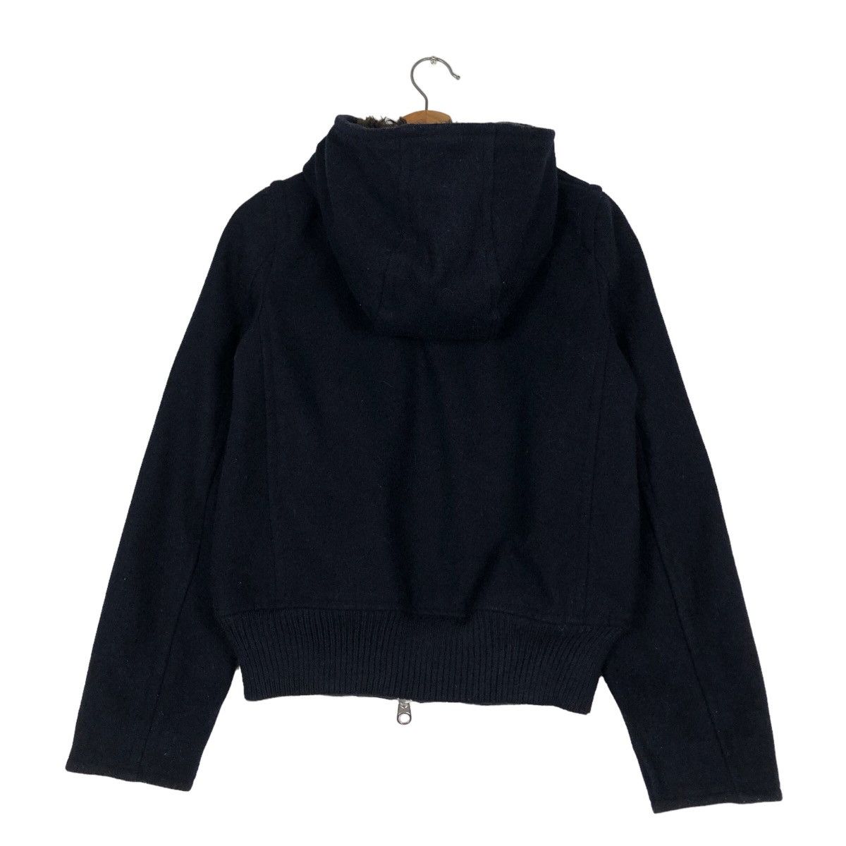 Issey Miyake 🔥Cropped Wool Biker Jacket Sunaokuwahara Issey Miyake Size US M / EU 48-50 / 2 - 8 Thumbnail
