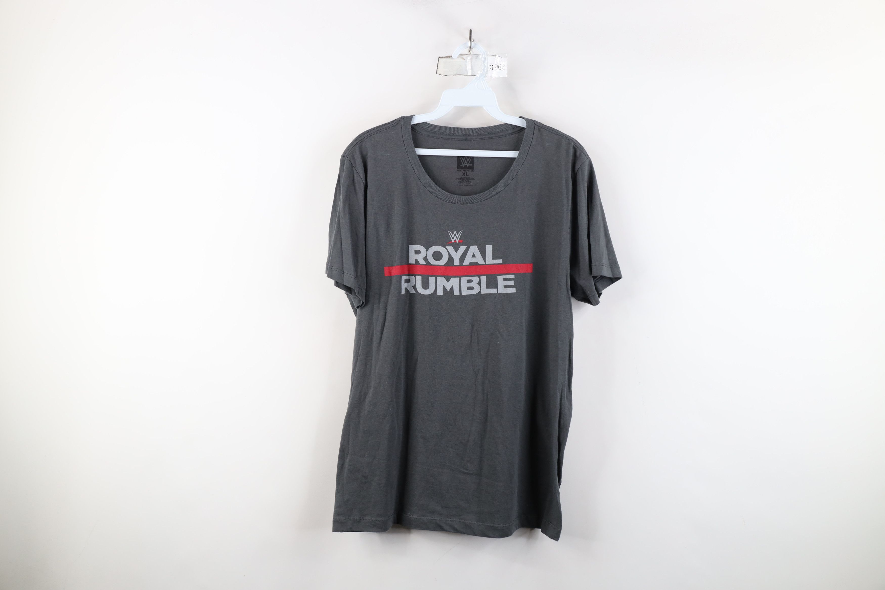 Vintage Y2K WWE 2019 Royal Rumble I Was There Wrestling T-Shirt Gray Size XL / US 12-14 / IT 48-50 - 1 Thumbnail