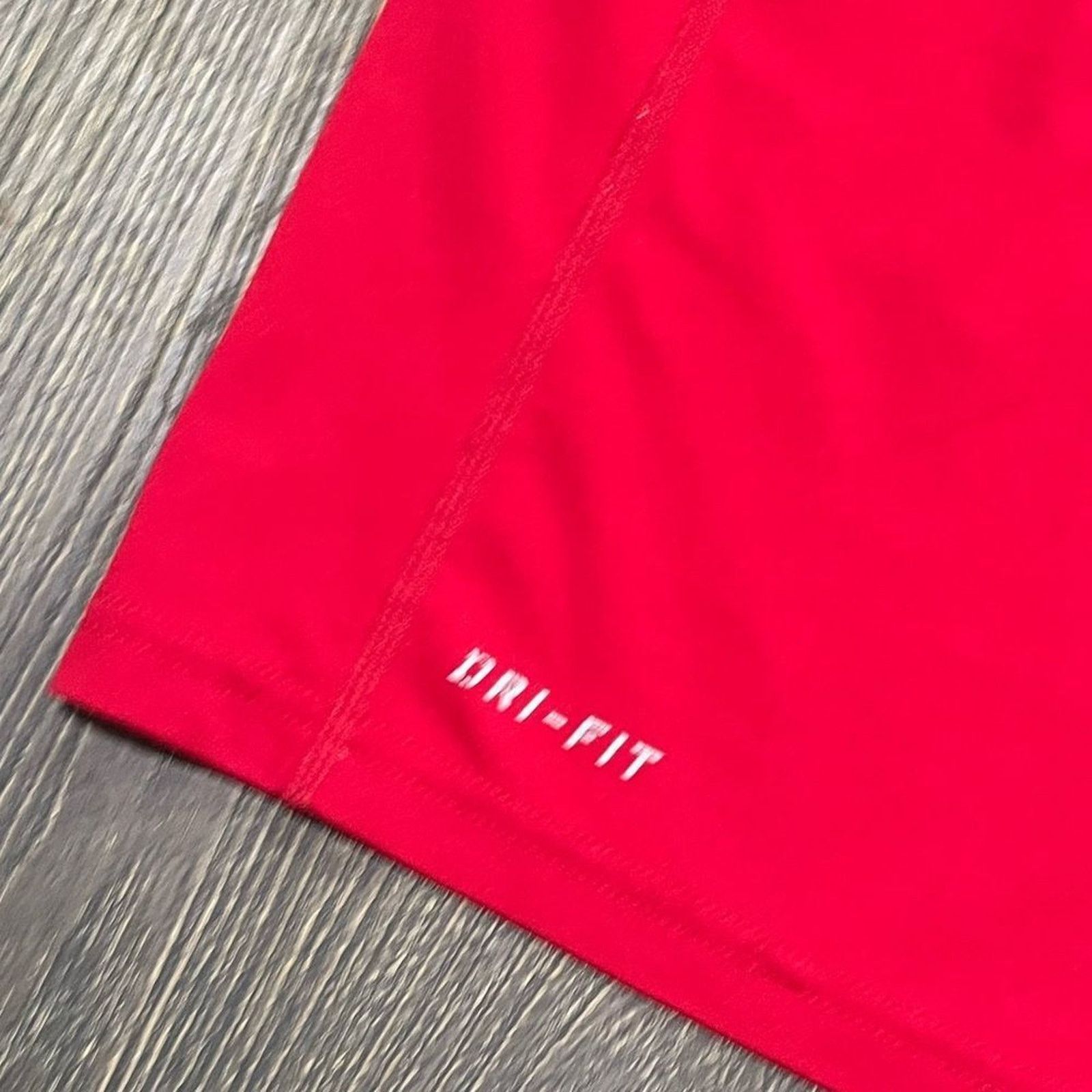 Nike Nike DRI-Fit Mens Performance T-Shirt Short Sleeve Red S Size US S / EU 44-46 / 1 - 2 Thumbnail