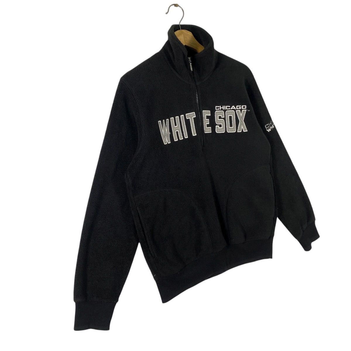 MLB Vintage Chicago White Sox Fleece Half Zip M Size Size US M / EU 48-50 / 2 - 3 Thumbnail