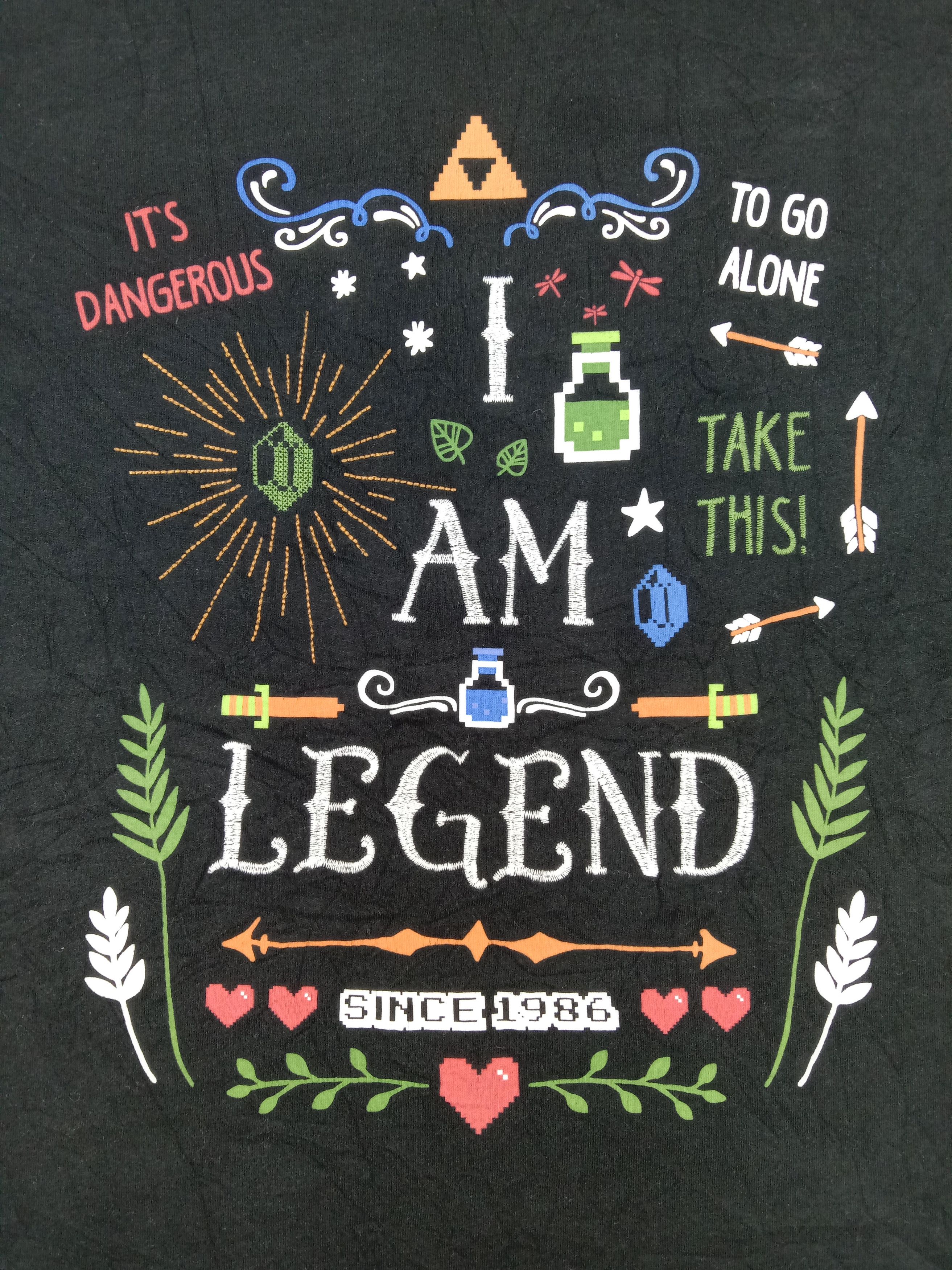 Uniqlo Uniqlo x Ninetendo 'I Am Legend' T Shirt Size US XL / EU 56 / 4 - 2 Thumbnail