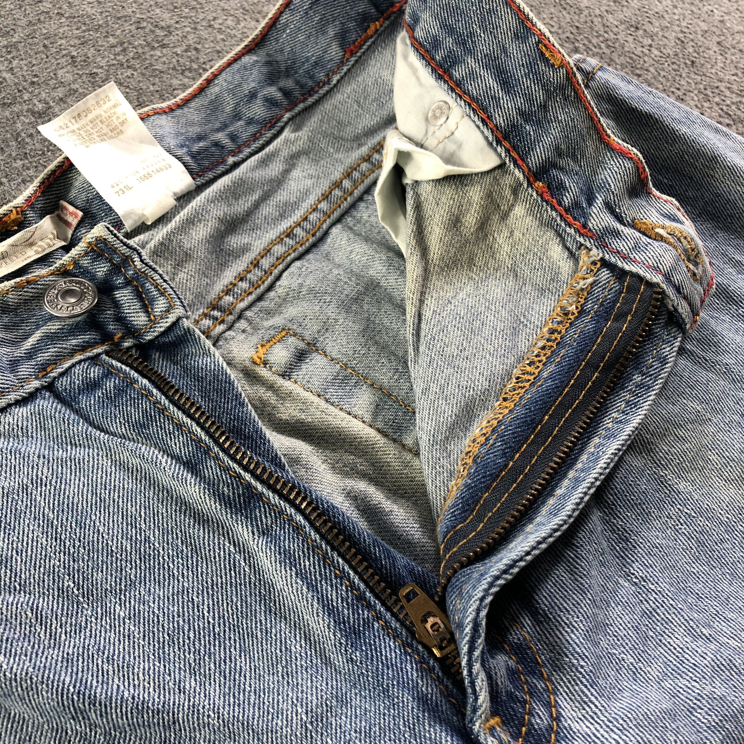Levi's Vintage Blue Wash Levis 550 Jeans-J3198 Size US 34 / EU 50 - 7 Thumbnail
