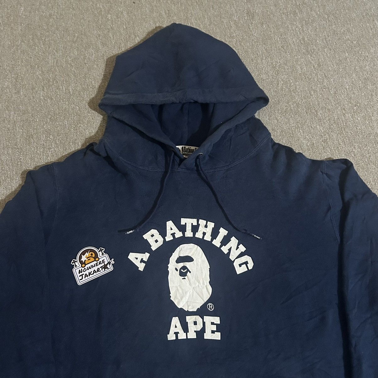 Bape College Pullover Hoodie Size US XL / EU 56 / 4 - 2 Thumbnail