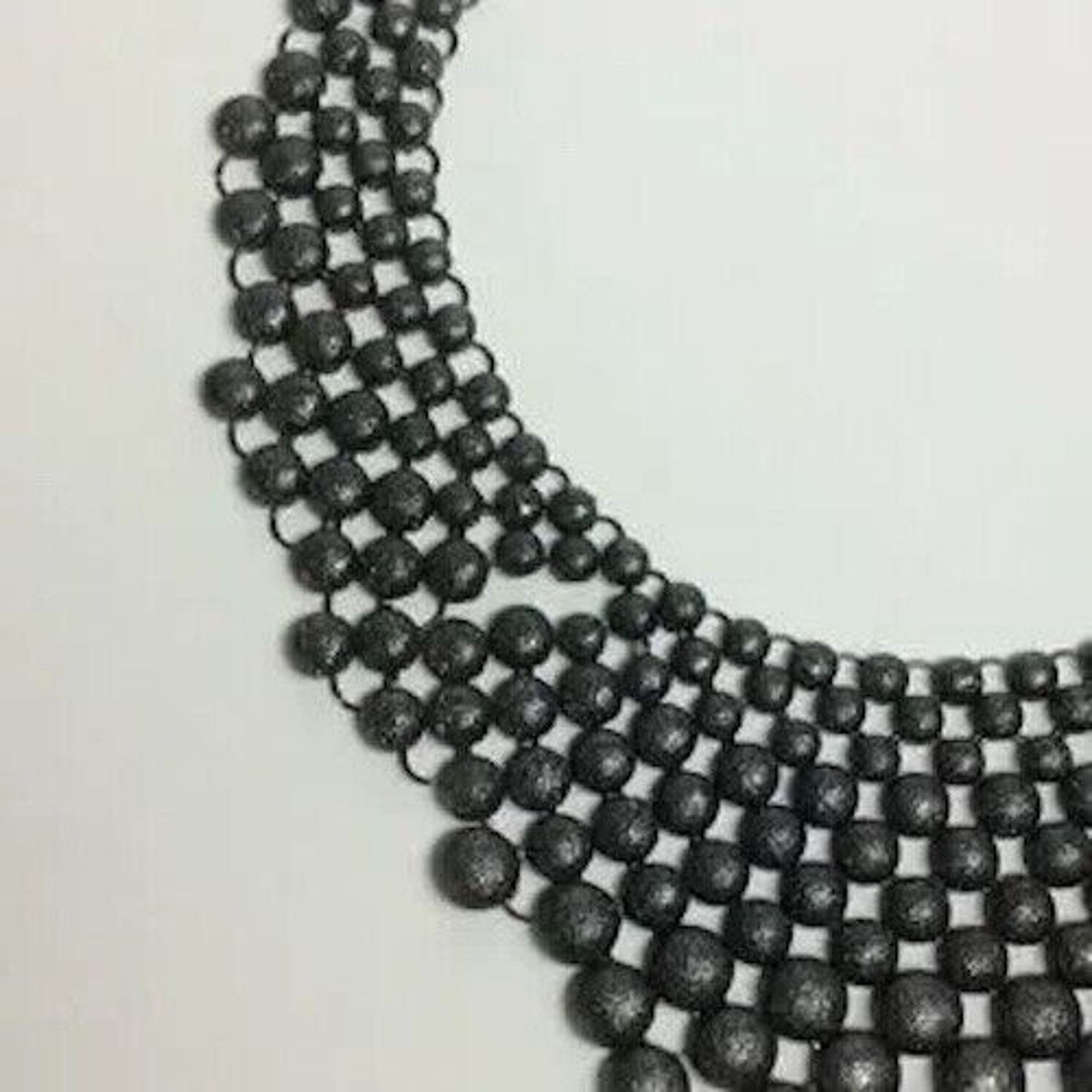 Other VINTAGE CHOKER BIB NECKLACE Size-@ 2 1/2” Center @21” Length Size ONE SIZE - 7 Thumbnail
