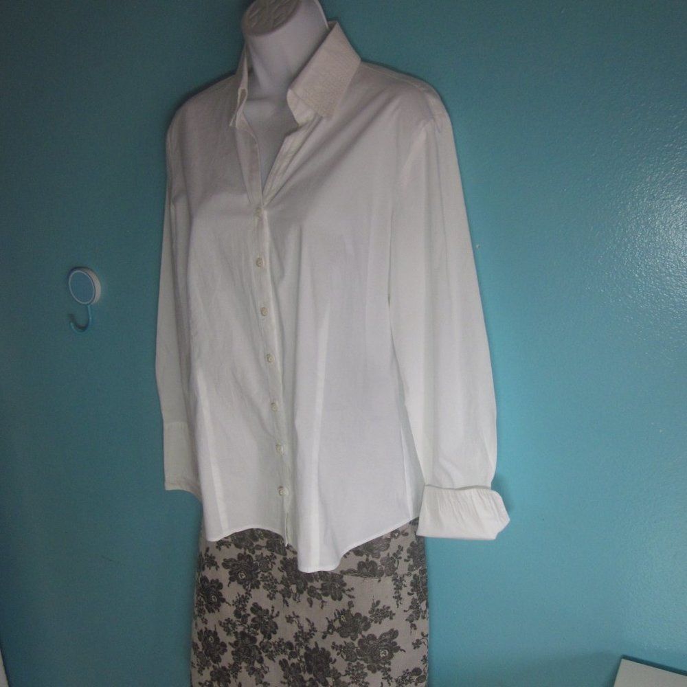 Weber Gerry Weber White Blouse M / L Size M / US 6-8 / IT 42-44 - 9 Thumbnail