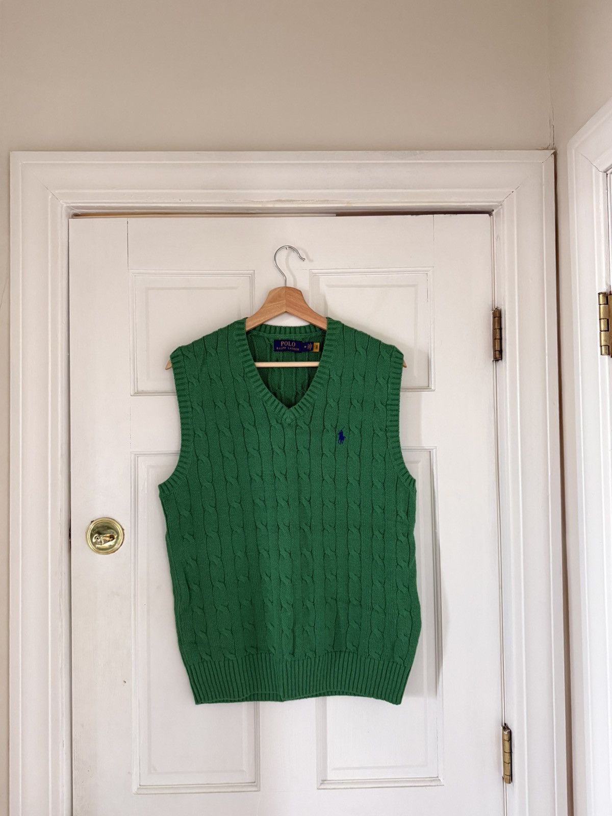 Polo Ralph Lauren Polo Ralph Lauren Cable Knit Vest Size US M / EU 48-50 / 2 - 1 Thumbnail
