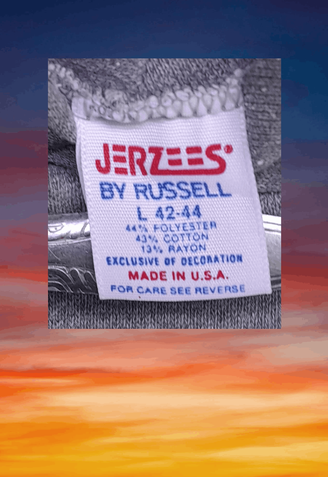 Vintage Vintage 80s Blank Jerzees by russell 3 blend hoodies Size US M / EU 48-50 / 2 - 6 Thumbnail