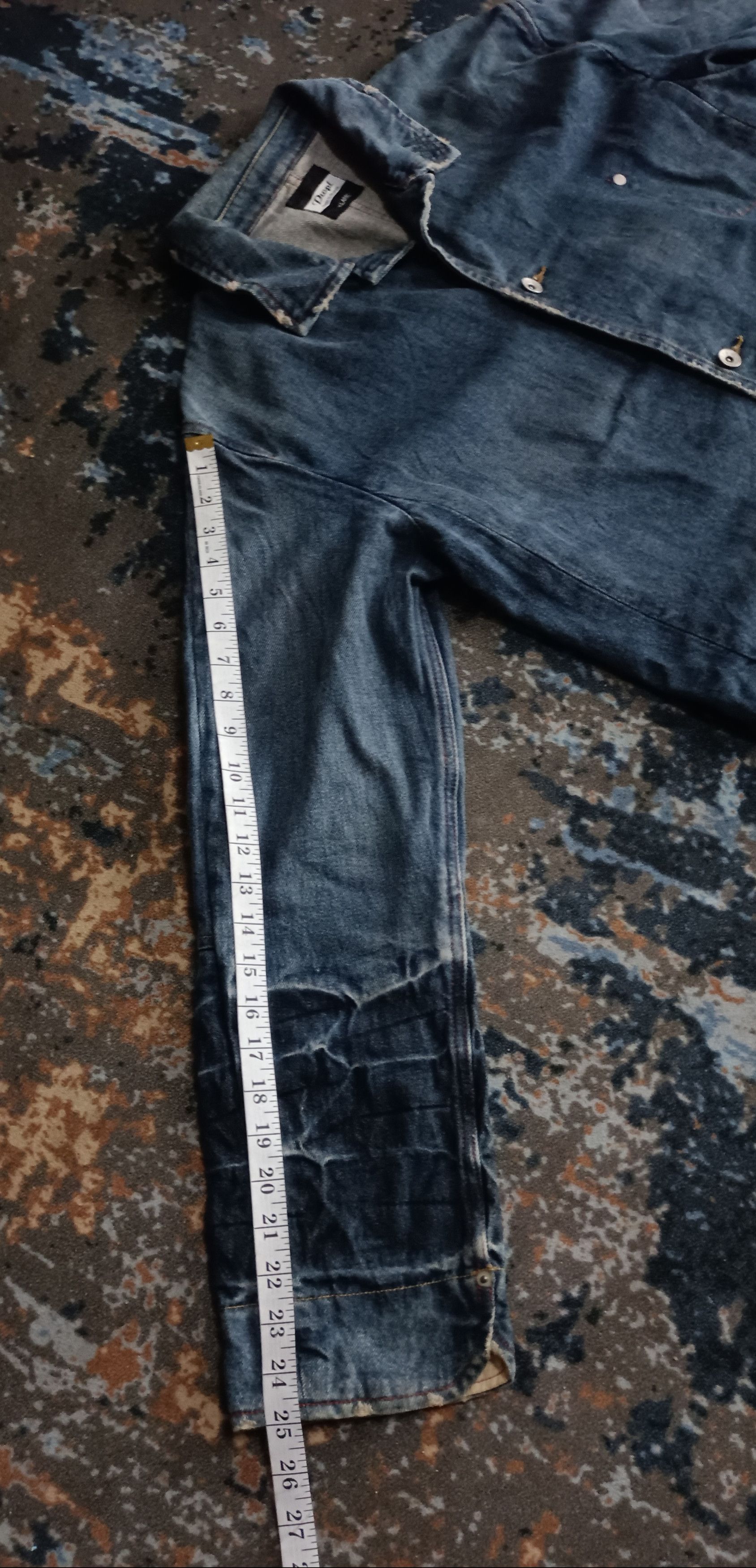 Japanese Brand Vintage🔥 Power Of The People Distresed Denim Jacket Size US M / EU 48-50 / 2 - 15 Thumbnail