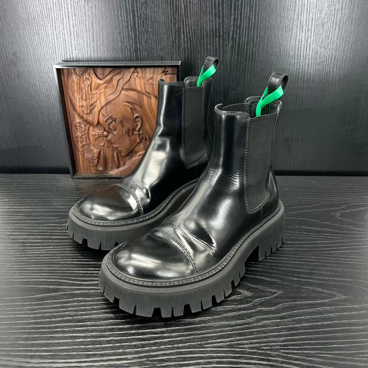 Balenciaga Balenciaga Tractor Boots Black 36 With Box Size US 5.5 / IT 35.5 - 1 Thumbnail