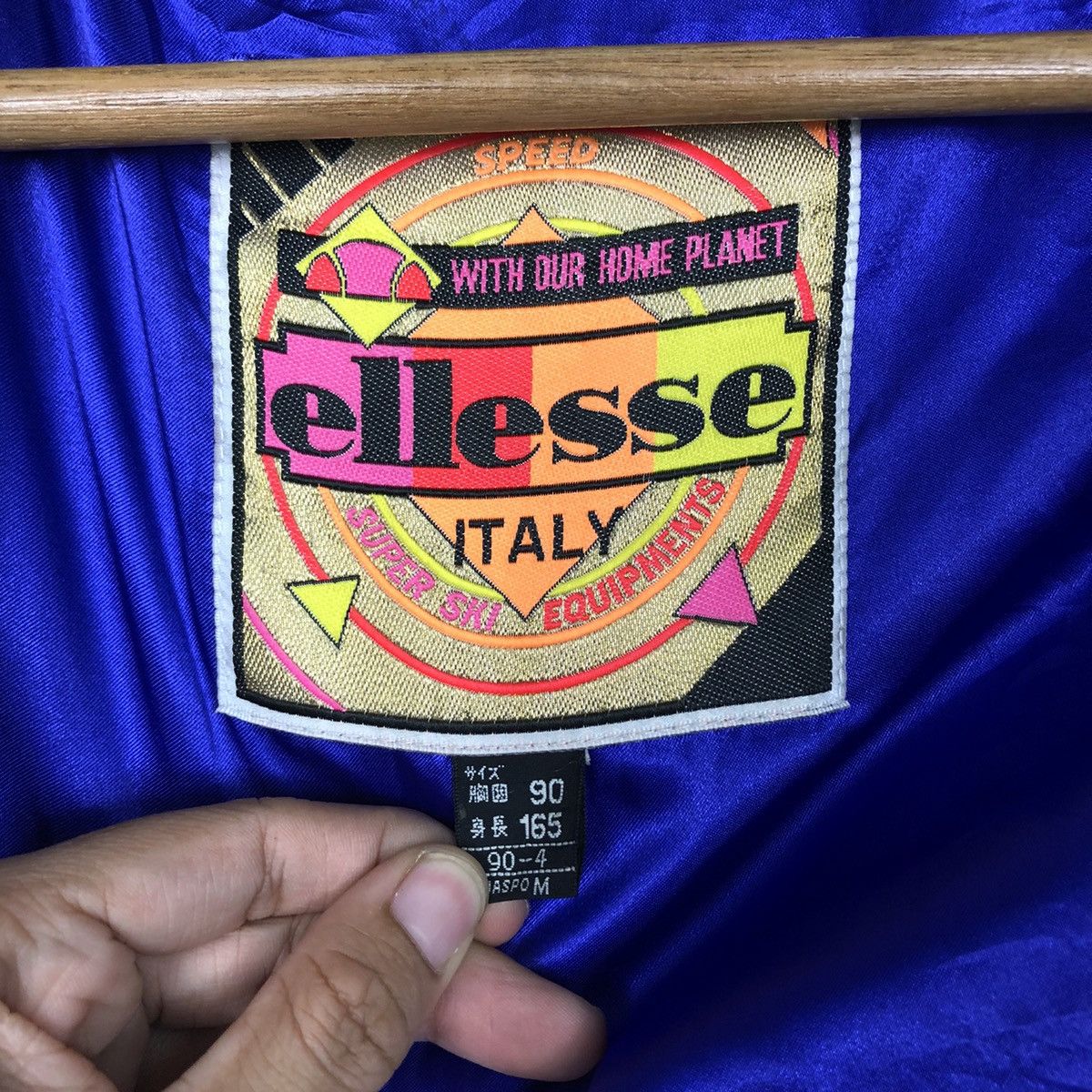 Japanese Brand 📌Vintage Cropped Ski Bomber Jacket Ellesse Multi Colour Size US M / EU 48-50 / 2 - 23 Thumbnail