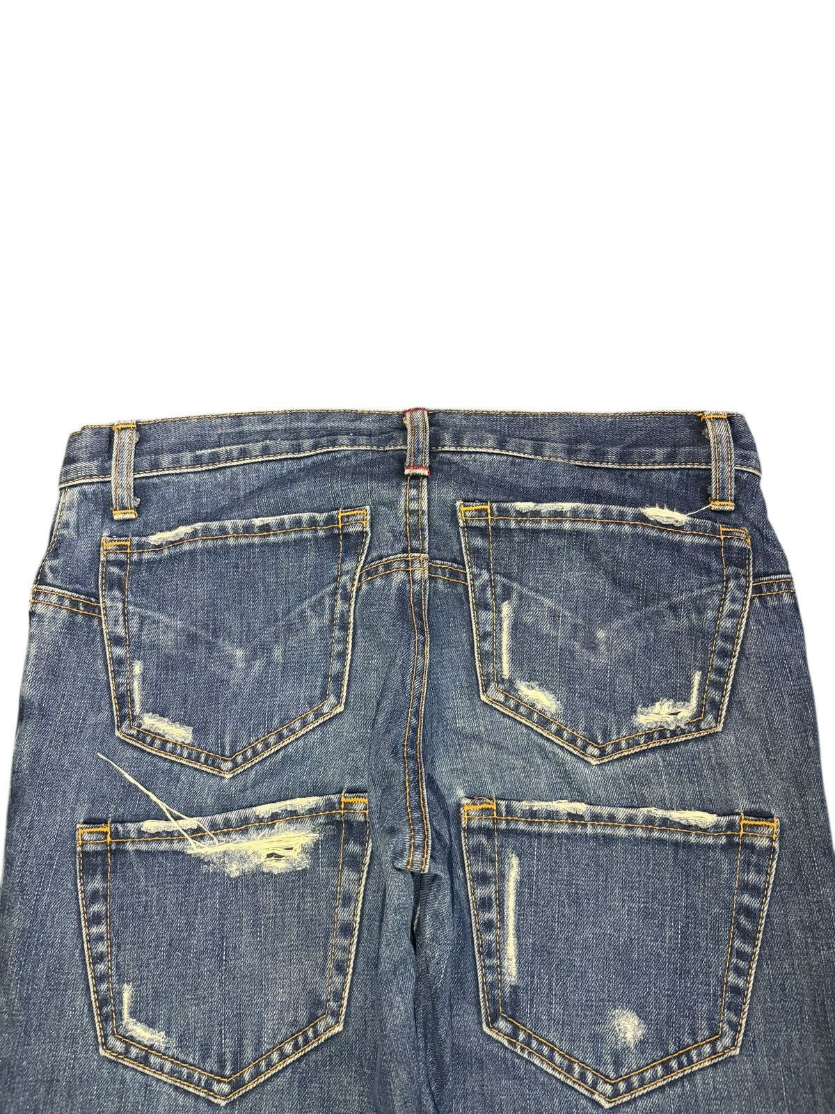 Sunao Kuwahara Vintage Sunao Kuwahara Multi Pocket Patch Distress Jeans Size 30" / US 8 / IT 44 - 4 Thumbnail