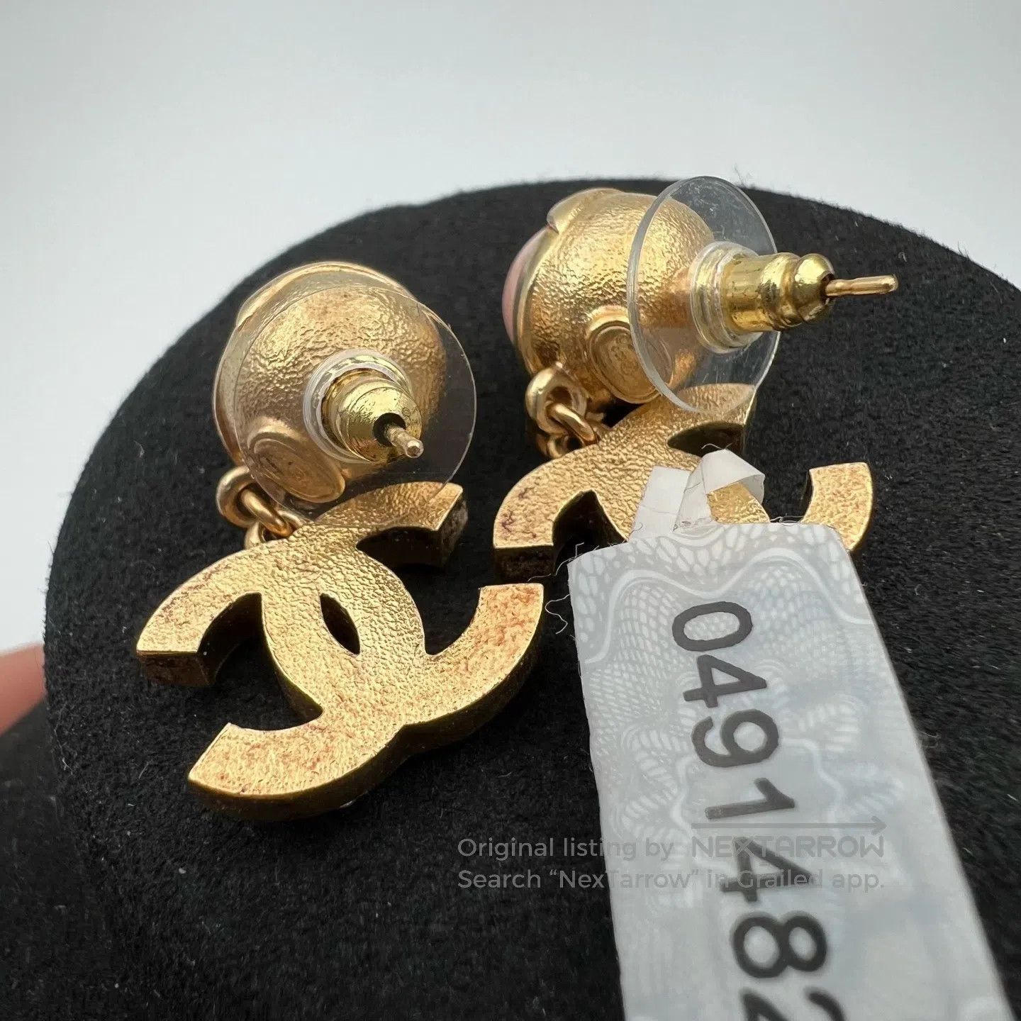Chanel Chanel Pearl Water Diamond Earrings Size ONE SIZE - 2 Thumbnail