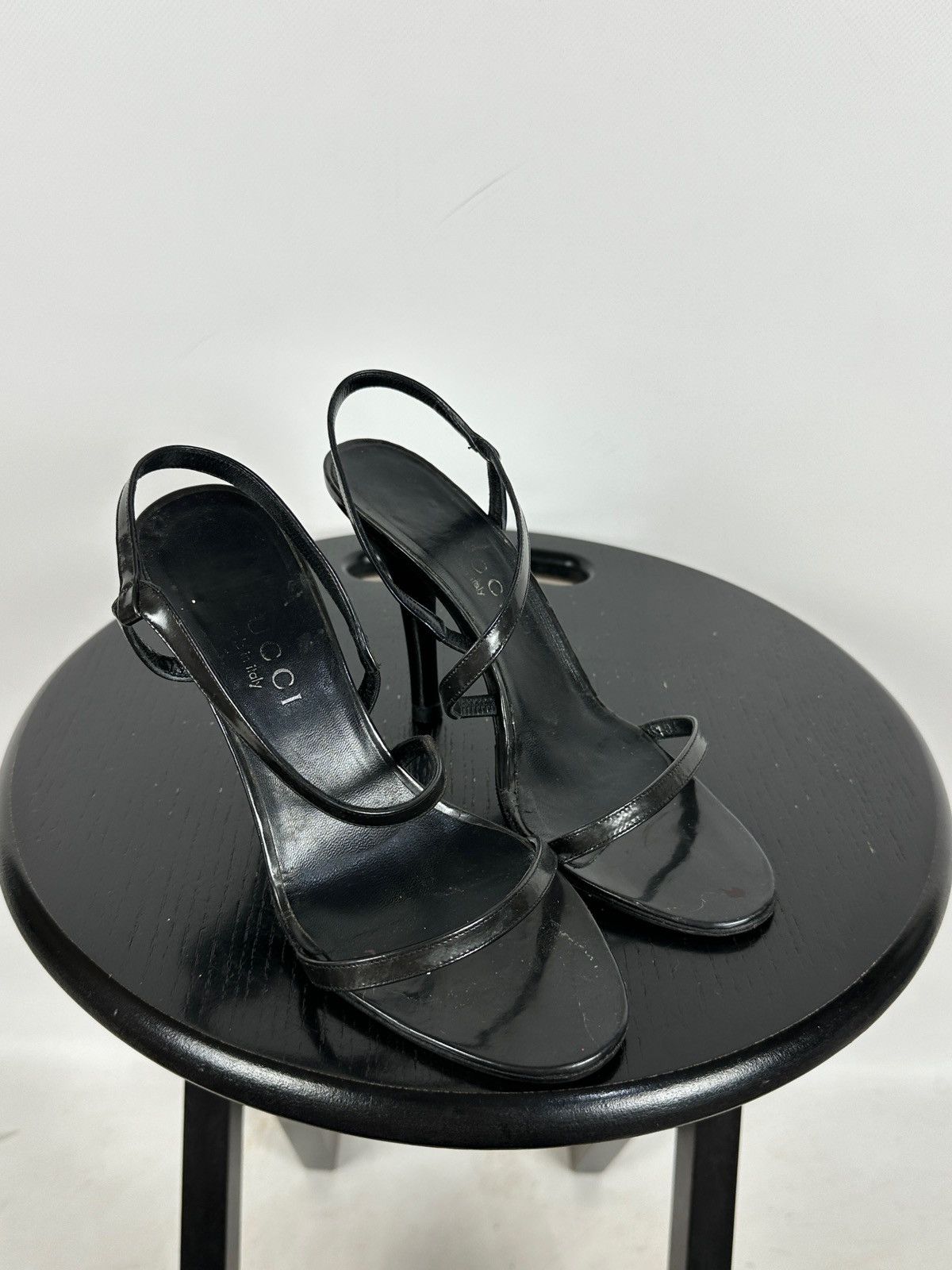 Gucci × Tom Ford × Vintage Vintage Gucci by Tom Ford Strappy Leather Heeled Sandals Size US 5.5 / IT 35.5 - 2 Thumbnail
