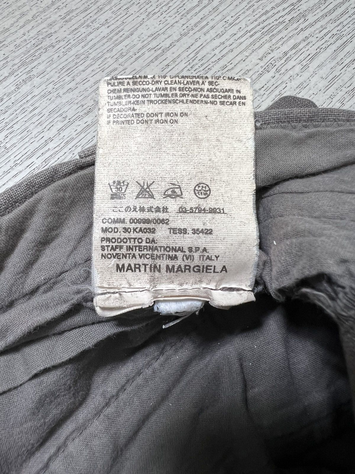 Maison Margiela Maison Margiela - AW11 - Washed Tapered Pants Size US 30 / EU 46 - 19 Thumbnail