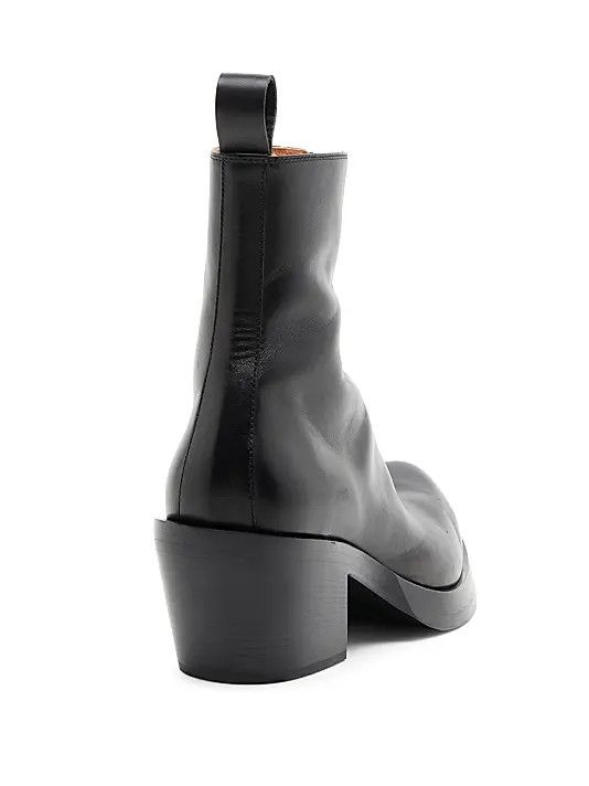 Alexander McQueen os11x0226 Sparrow Leather Boots in Black Size US 8 / EU 41 - 3 Thumbnail