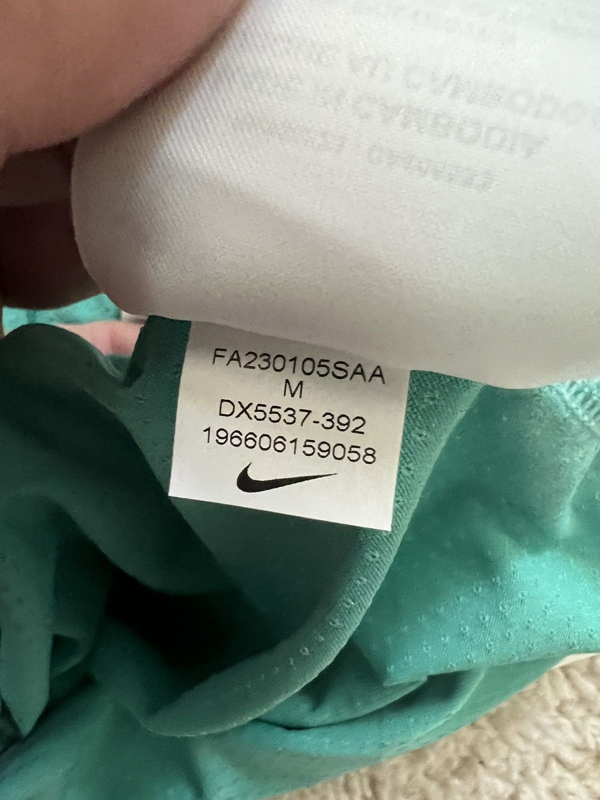 Nike Nike Court Dri Fit Advantage Printed Shirt Teal Size US M / EU 48-50 / 2 - 5 Thumbnail