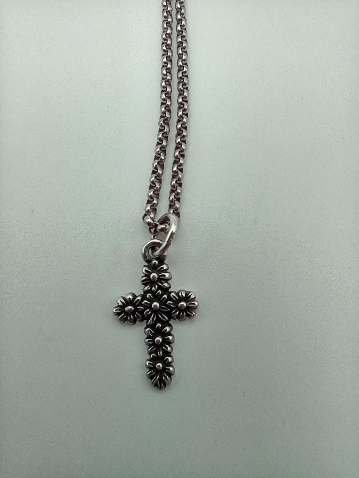 Other James Avery Sterling Blossom Cross Pendant 16" Chain Size ONE SIZE - 2 Thumbnail