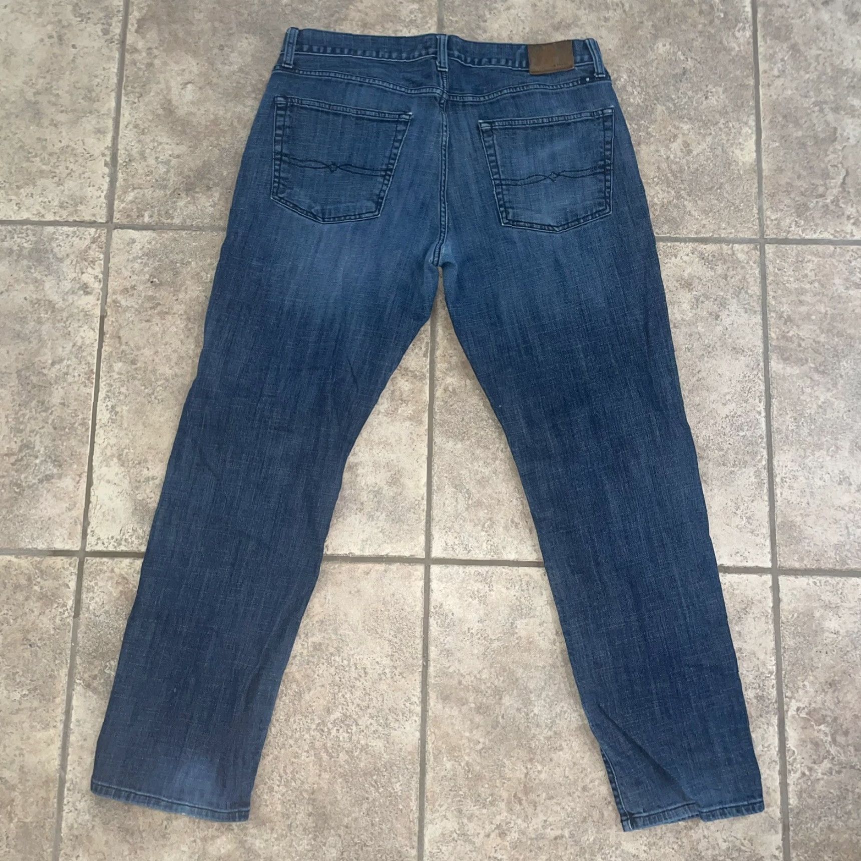 Lucky Brand Lucky Brand Jeans Mens 36/32 Blue Straight Leg Cotton Denim Regular Fit Jeans Size US 36 / EU 52 - 5 Thumbnail