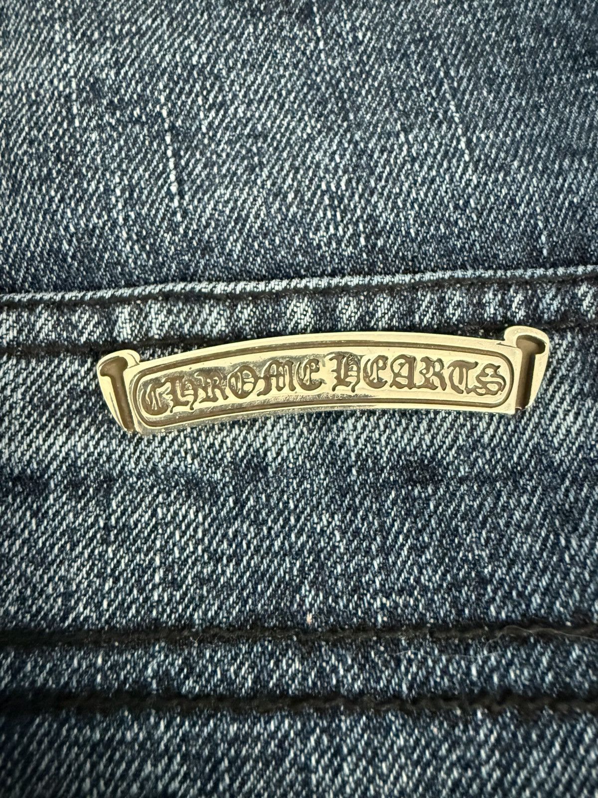 Chrome Hearts Turbo Blue Denim Carpenter Pants Size US 31 - 5 Thumbnail