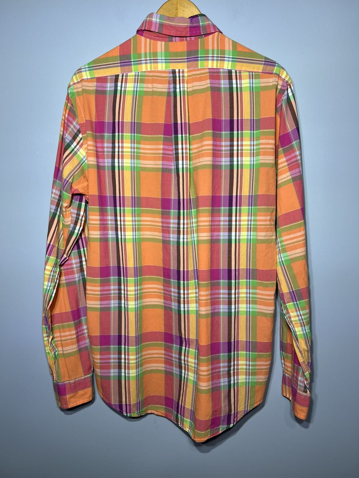 Polo Ralph Lauren Polo Ralph Lauren Mens Madras Plaid Button Down Shirt Sz M Size US M / EU 48-50 / 2 - 3 Thumbnail