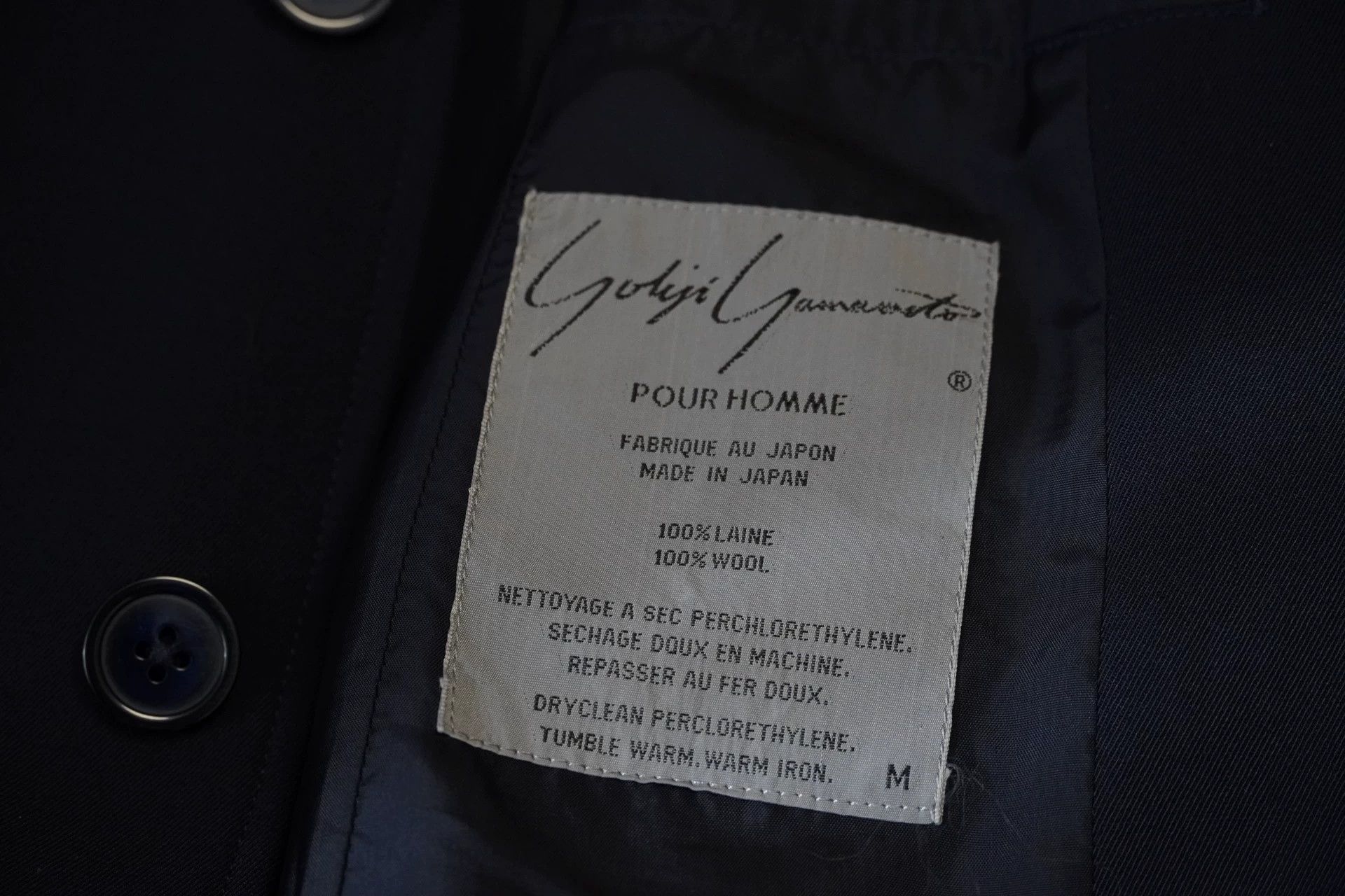 Yohji Yamamoto Yohji Yamamoto 90SS Rin-chan Embroidered Jacket Size US M / EU 48-50 / 2 - 4 Thumbnail