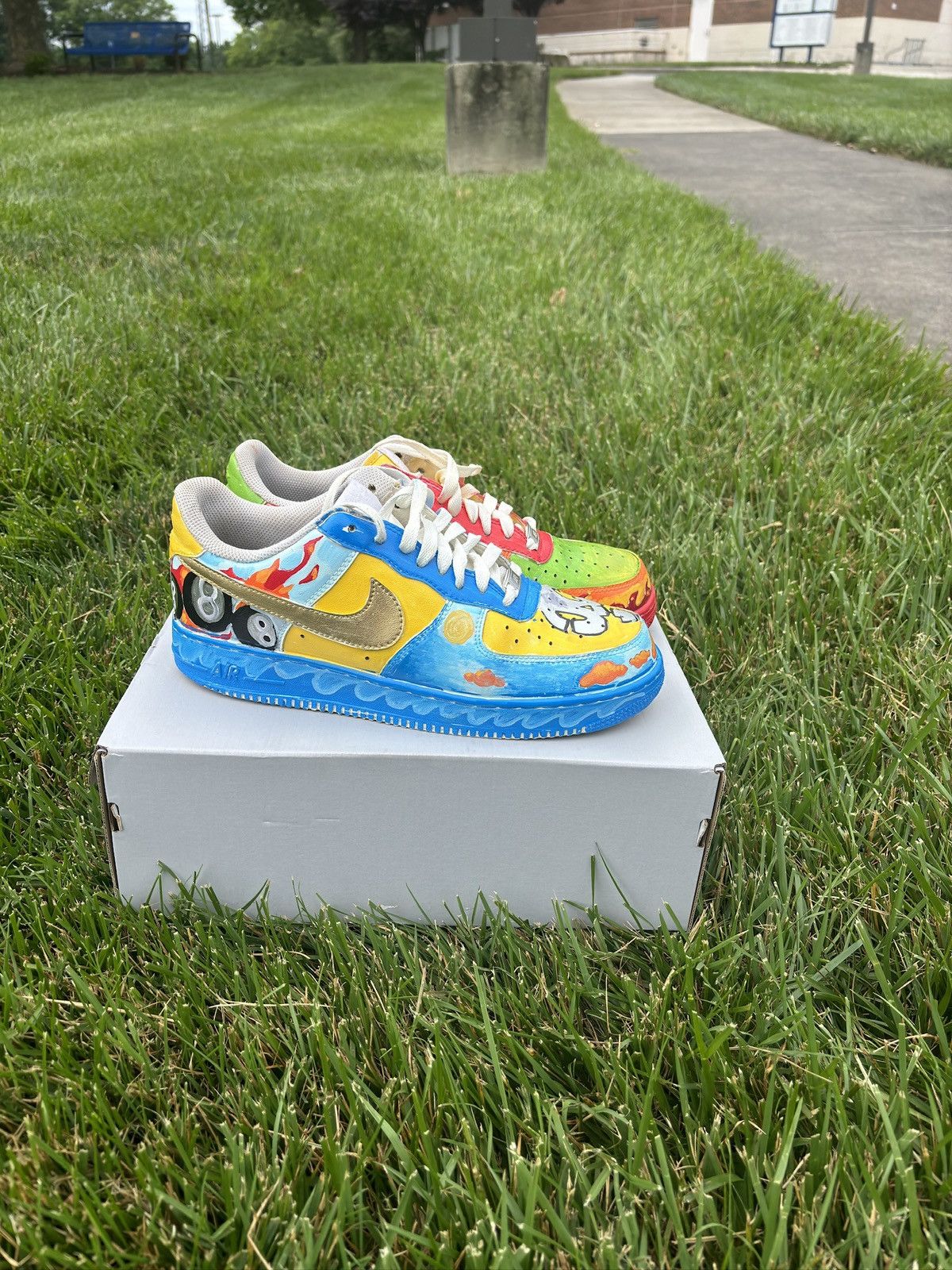 Nike Custom Painted Nike AF1 Size US 10 / EU 43 - 7 Thumbnail