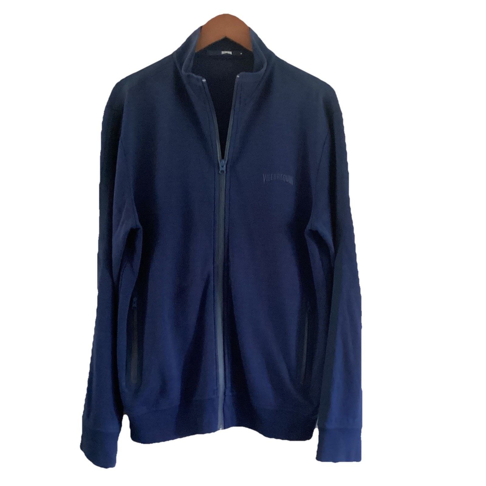 Vilebrequin Vilebrequin Zip Track Jacket M Navy Minimalist Streetwear Size US M / EU 48-50 / 2 - 1 Thumbnail