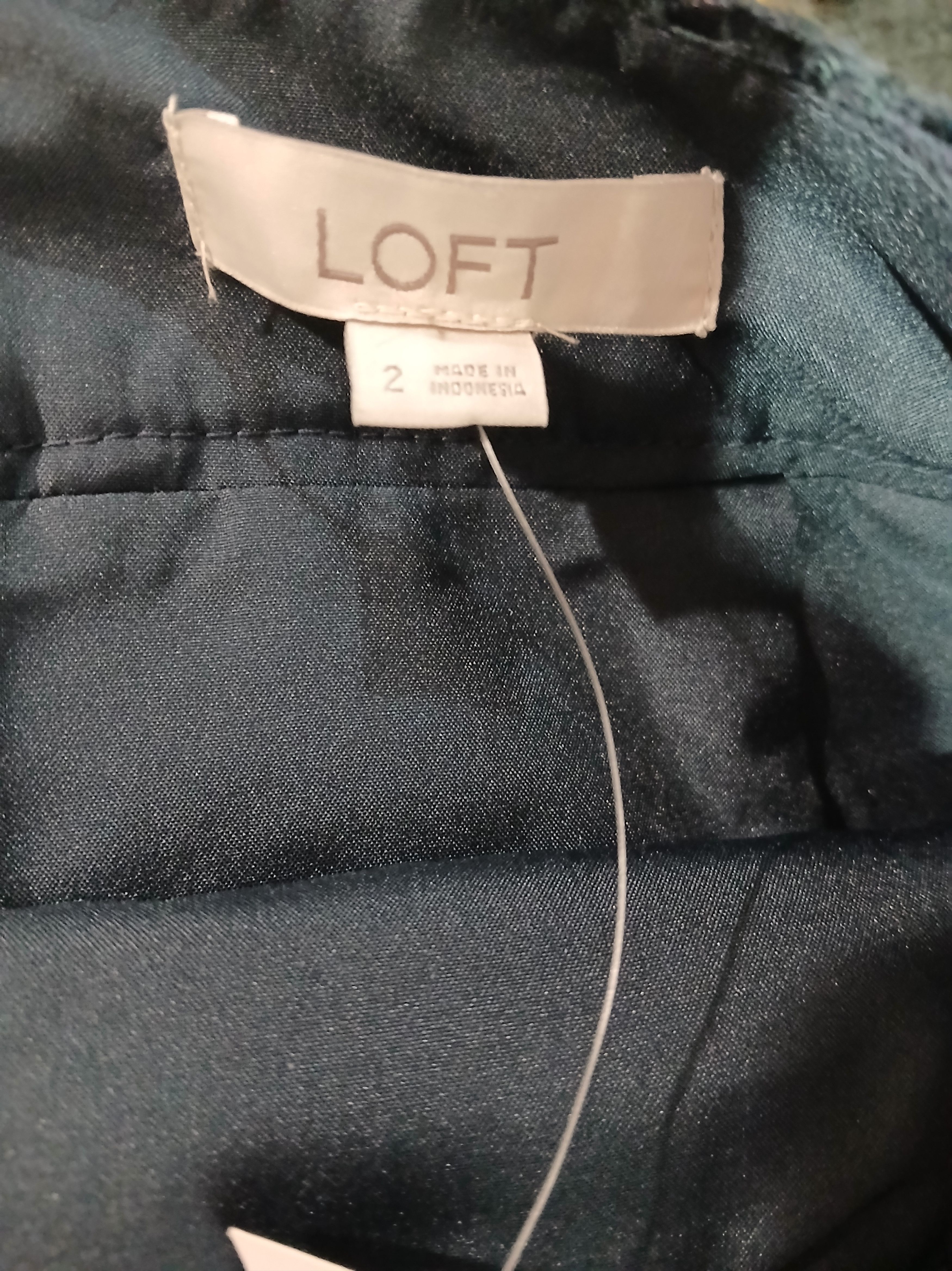 Loft Loft navy blue mini skirt size 2 Size 26" / US 2 / IT 38 - 4 Thumbnail