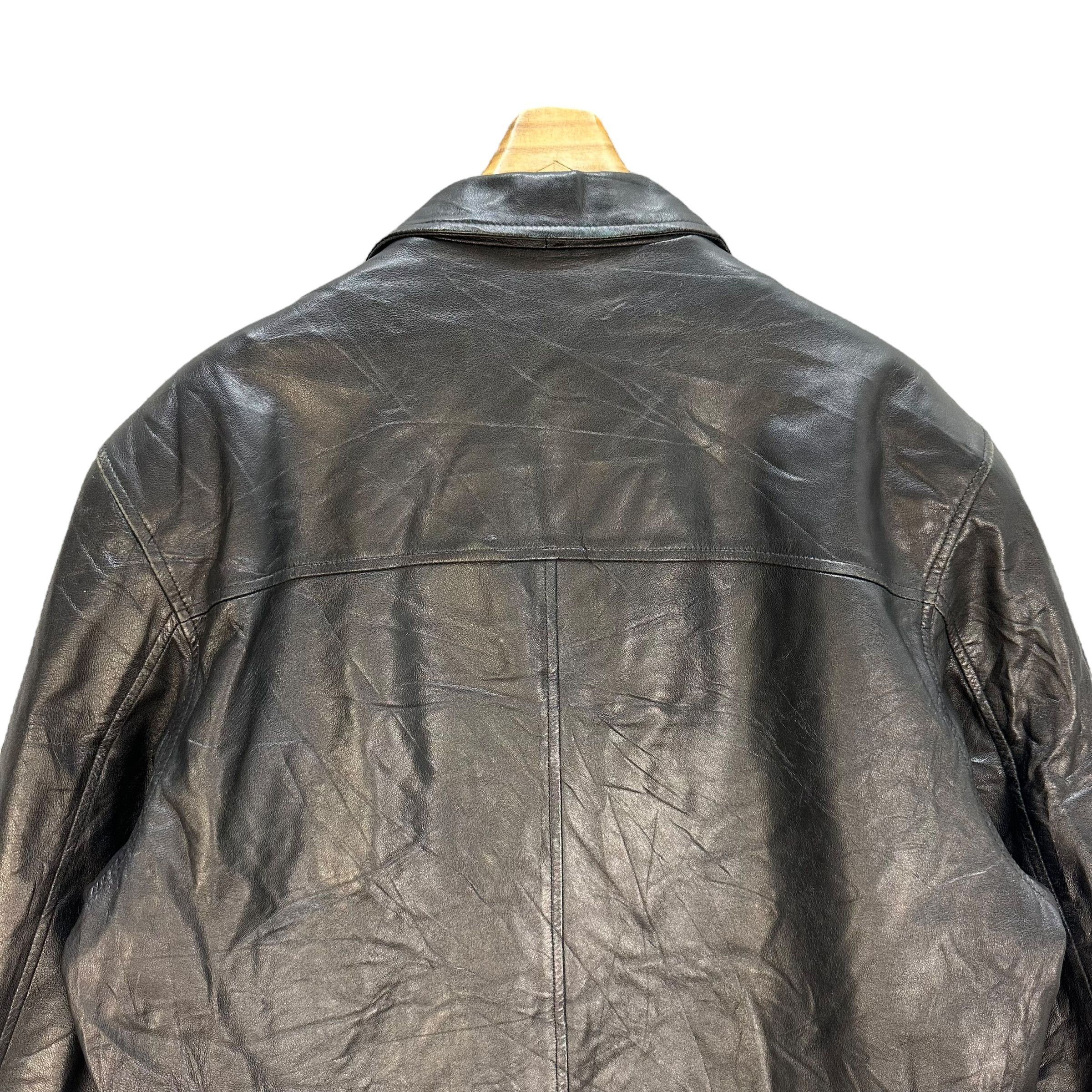 ALAIN DELON ALAIN DELON Made in Italy Pure Leather Jacket #A54-1242 Size US M / EU 48-50 / 2 - 14 Thumbnail
