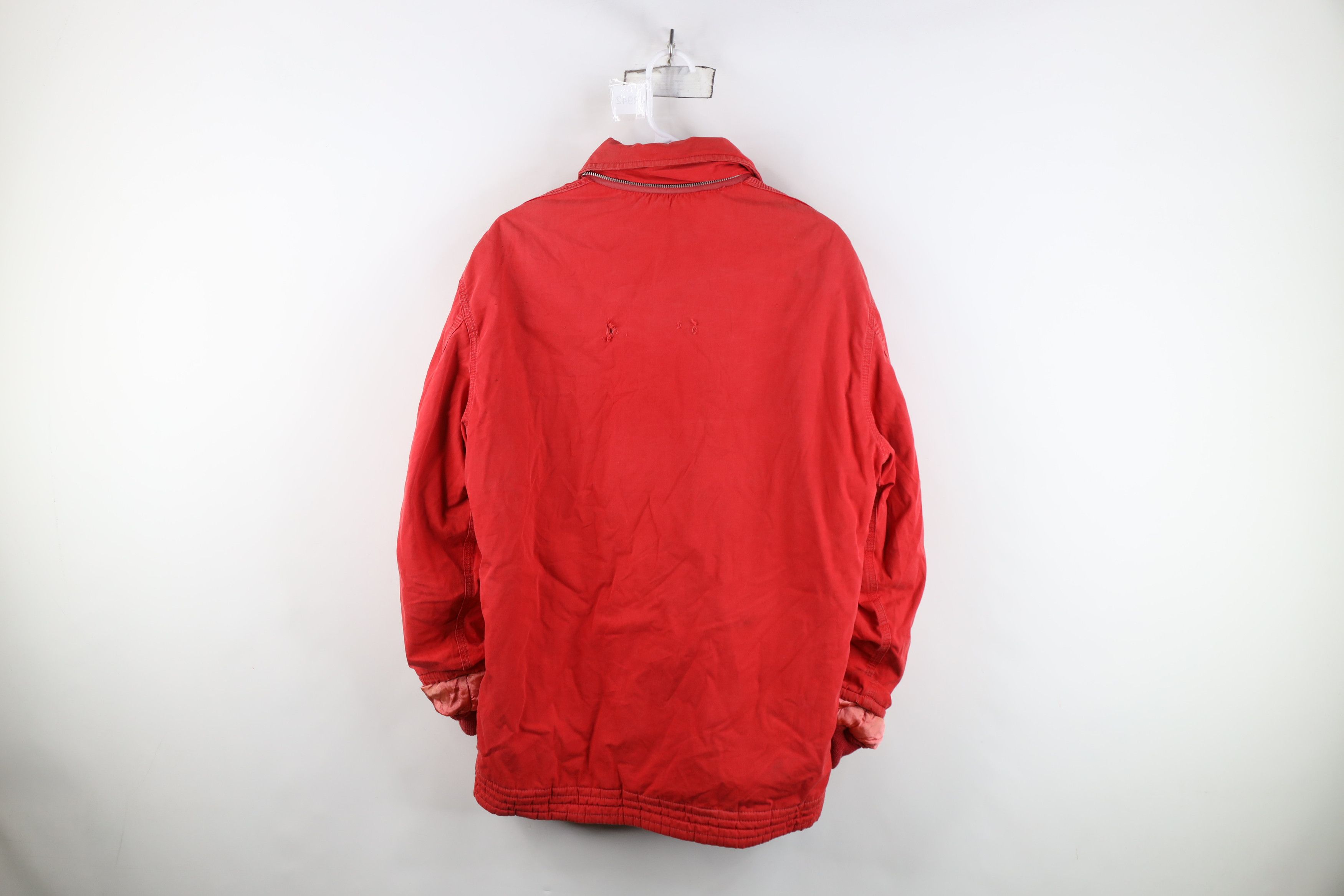 Vintage Vintage 60s Streetwear Hunting Chore Jacket Red USA Size US L / EU 52-54 / 3 - 16 Thumbnail