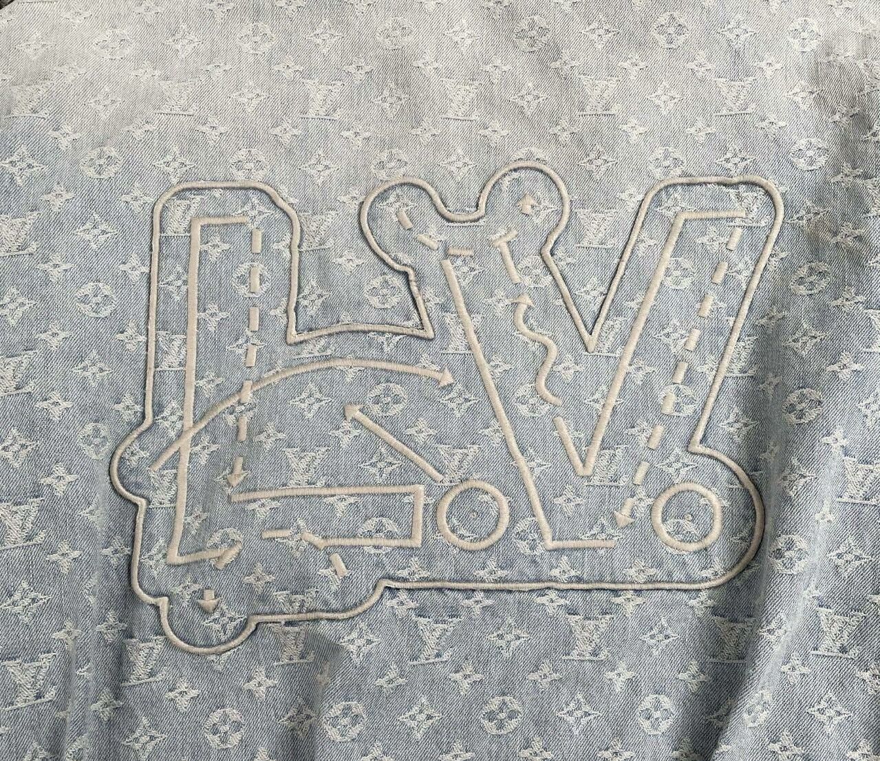 Louis Vuitton × NBA Louis Vuitton X NBA 50 Hoodie Denim Monogram Jacket Size US M / EU 48-50 / 2 - 7 Thumbnail