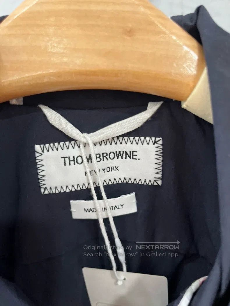 Thom Browne Thom Browne Dark Navy Blue Mid-Length Coat Size US XXS / EU 40 - 3 Thumbnail