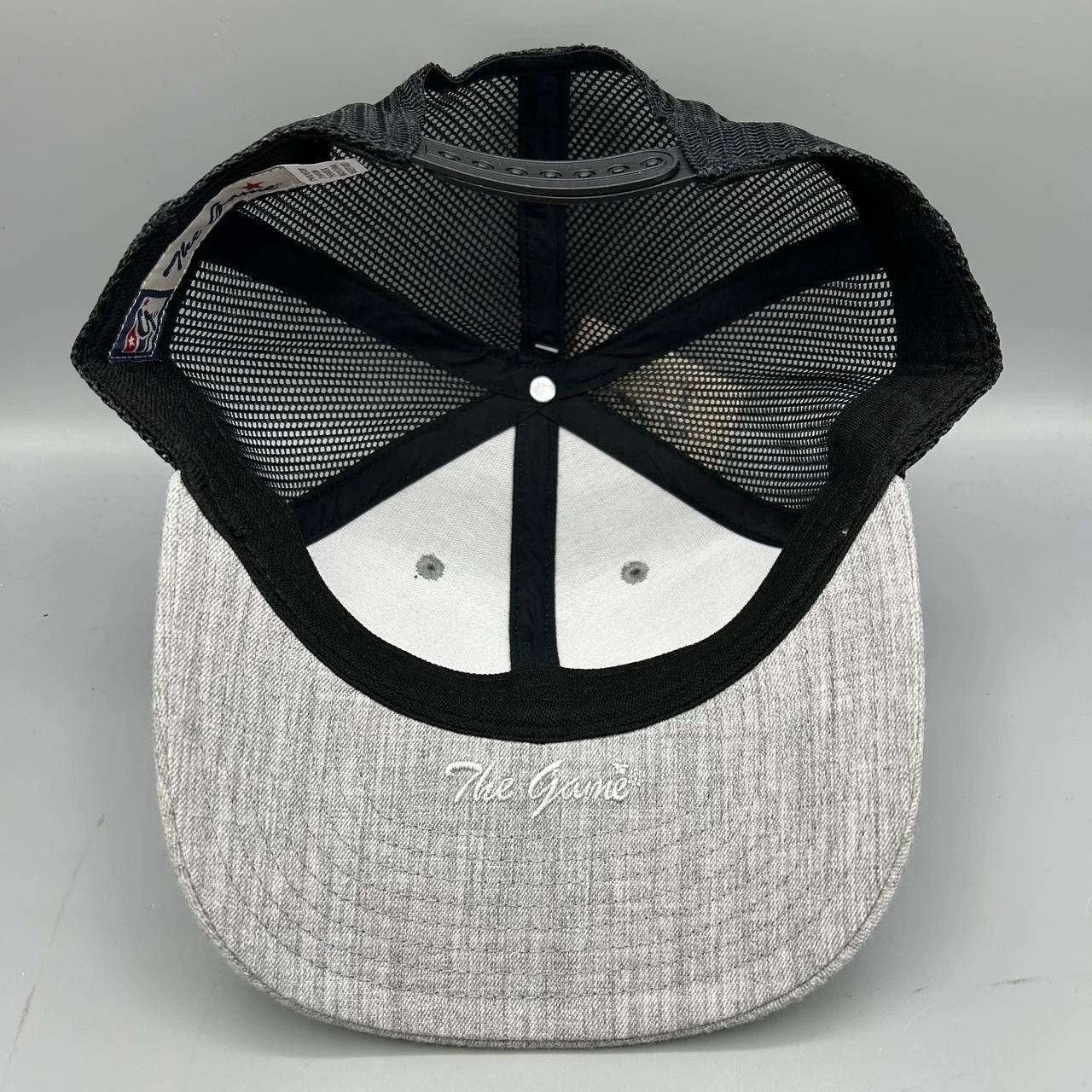 The Game Malibu Trucker Hat Men Gray Black Embroidered Snap Back Size ONE SIZE - 2 Thumbnail