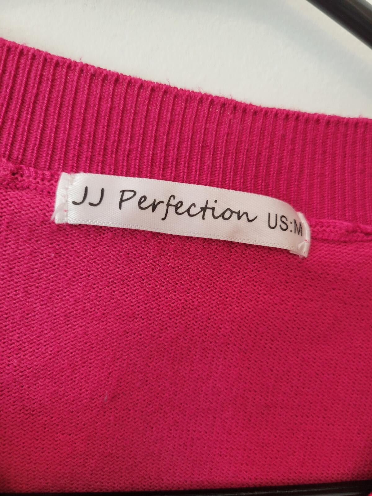 Other JJ Perfection Pink V-Neck Sweater Size M / US 6-8 / IT 42-44 - 4 Thumbnail