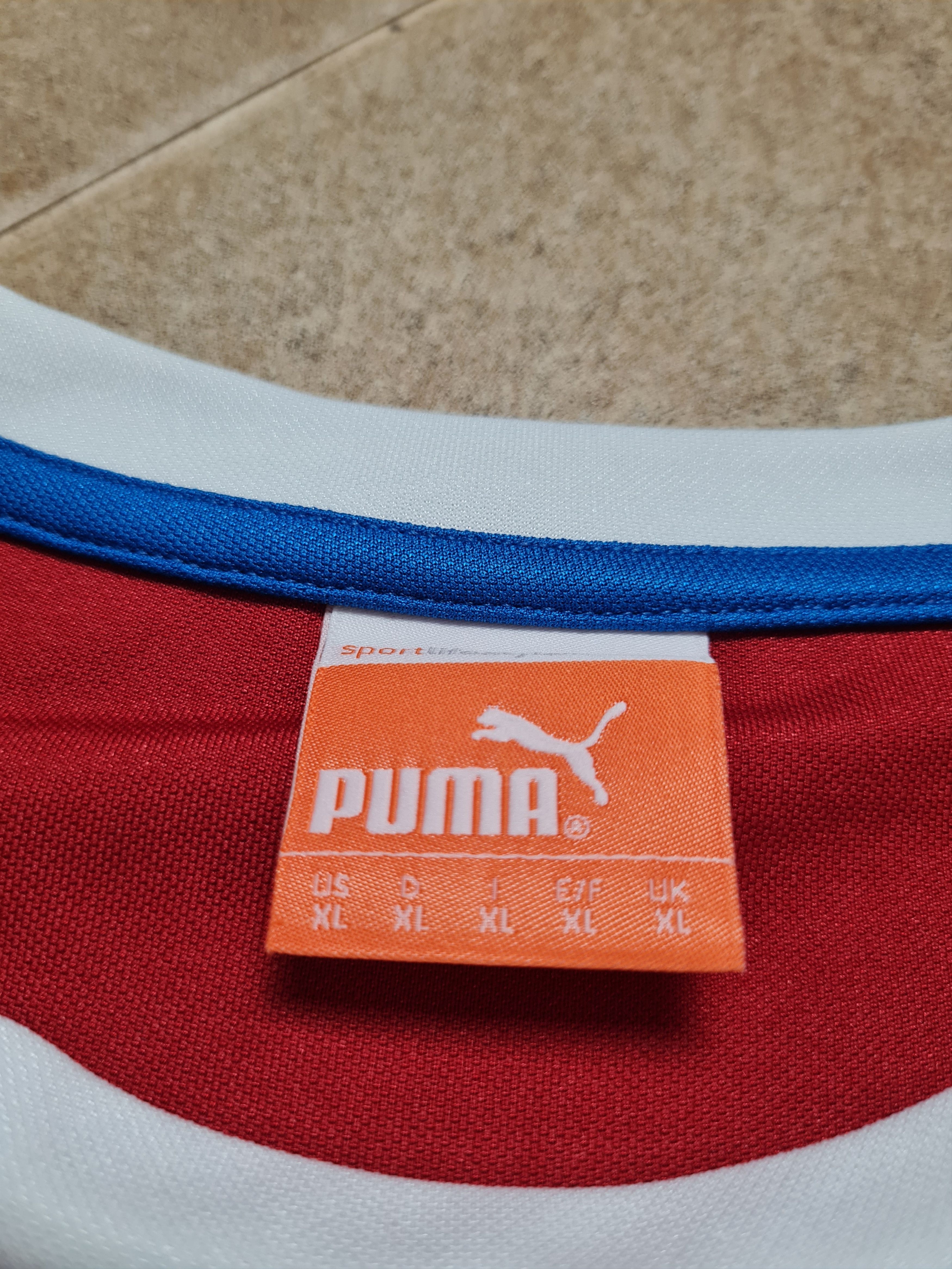 Puma JERSEY PUMA CZECH REPUBLIC 2012/013 FOOTBALL SHIRT SOCCER Size US XL / EU 56 / 4 - 13 Thumbnail
