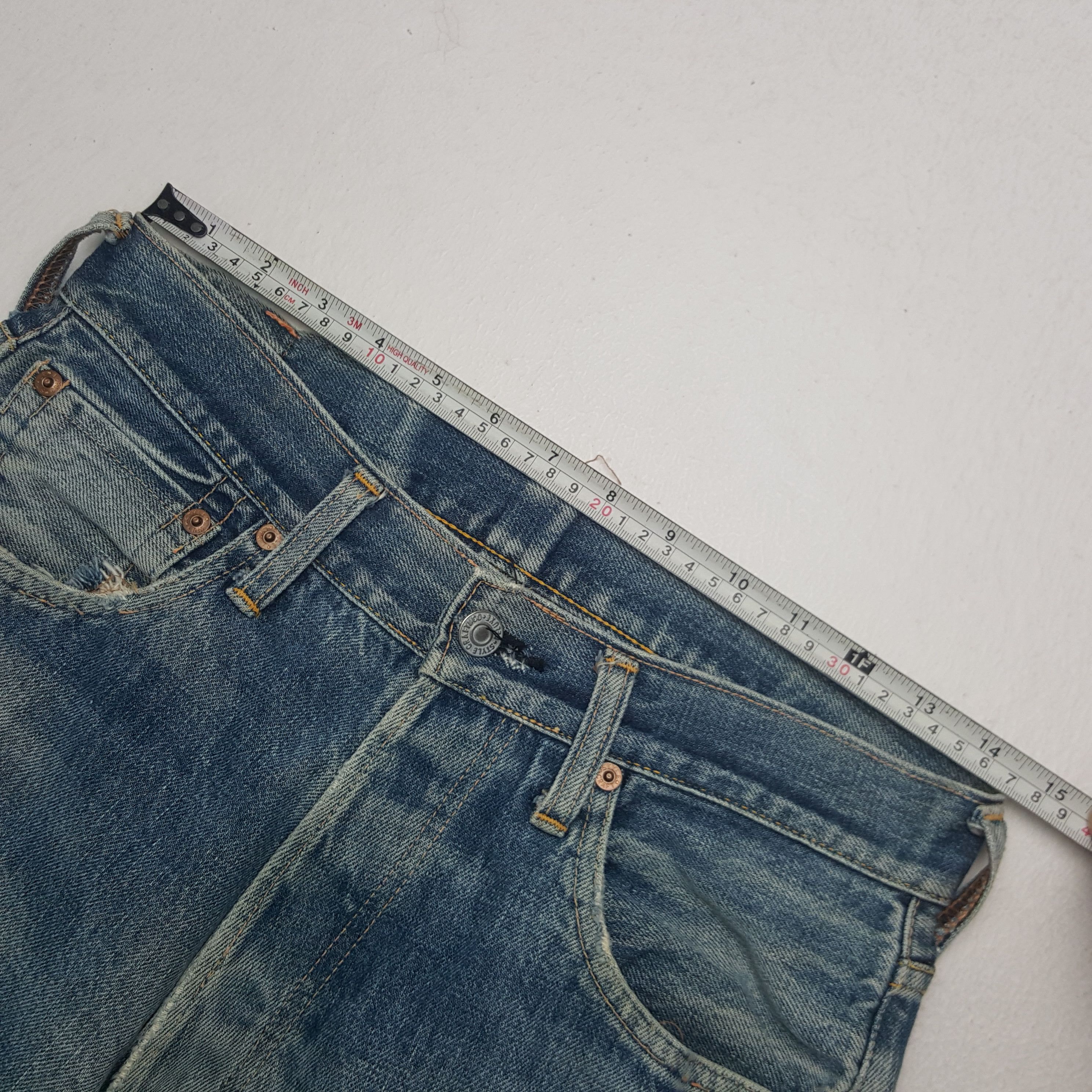 Evisu × Japanese Brand × Vintage Vintage Evisu Selvedge Japanese Daicock Custom Denim Jeans Size US 30 / EU 46 - 9 Thumbnail