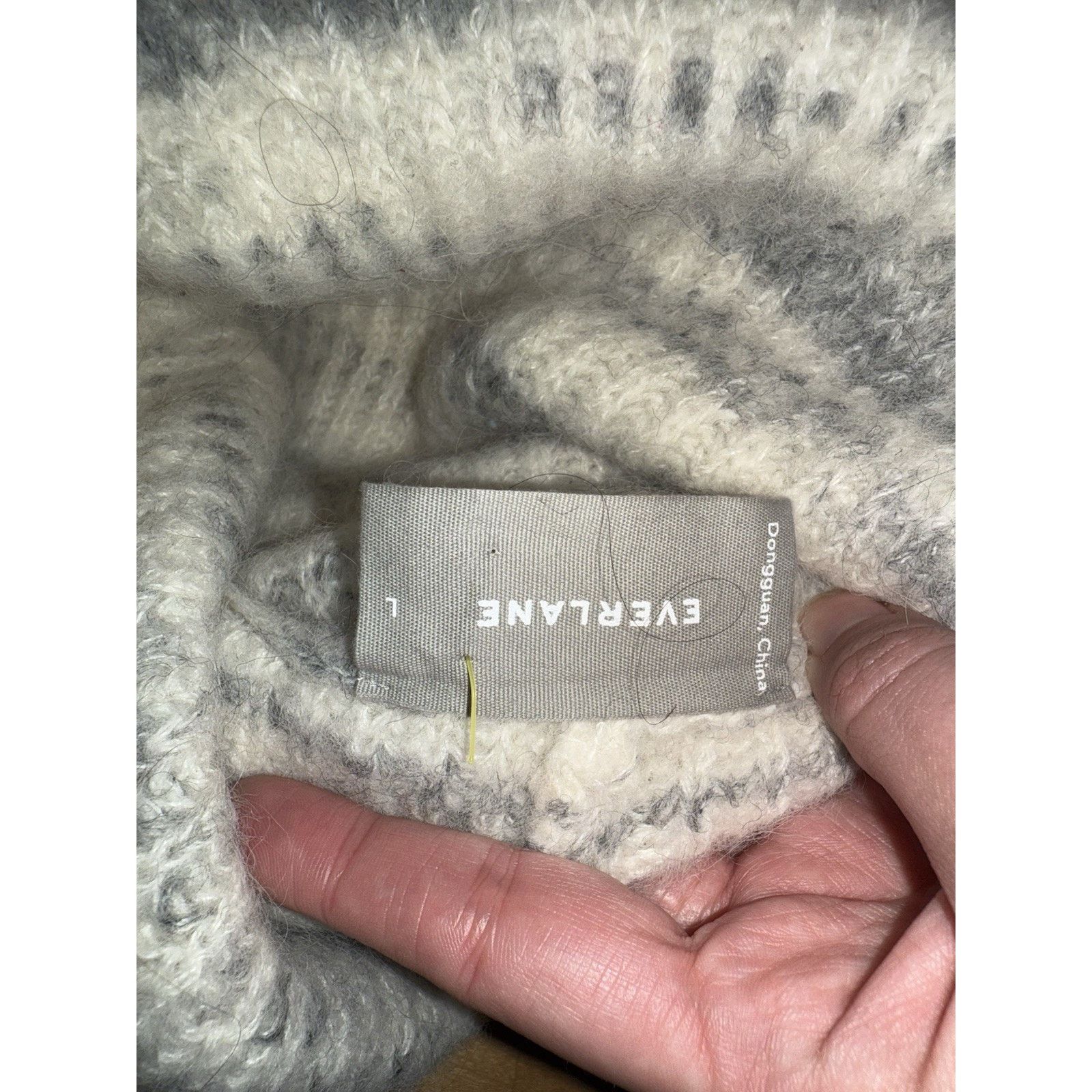 Everlane EVERLANE Alpaca Wool Knit Turtleneck Chunky Sweater Large Size L / US 10 / IT 46 - 4 Thumbnail