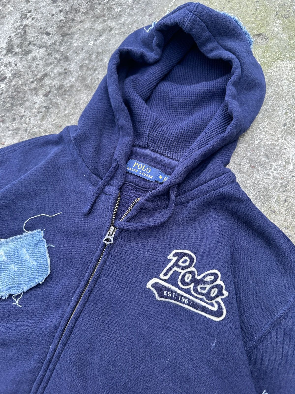 Polo Ralph Lauren Y2K Custom Polo Ralph Lauren Zip Up Hoodie Streetwear Rare M Size US M / EU 48-50 / 2 - 3 Thumbnail