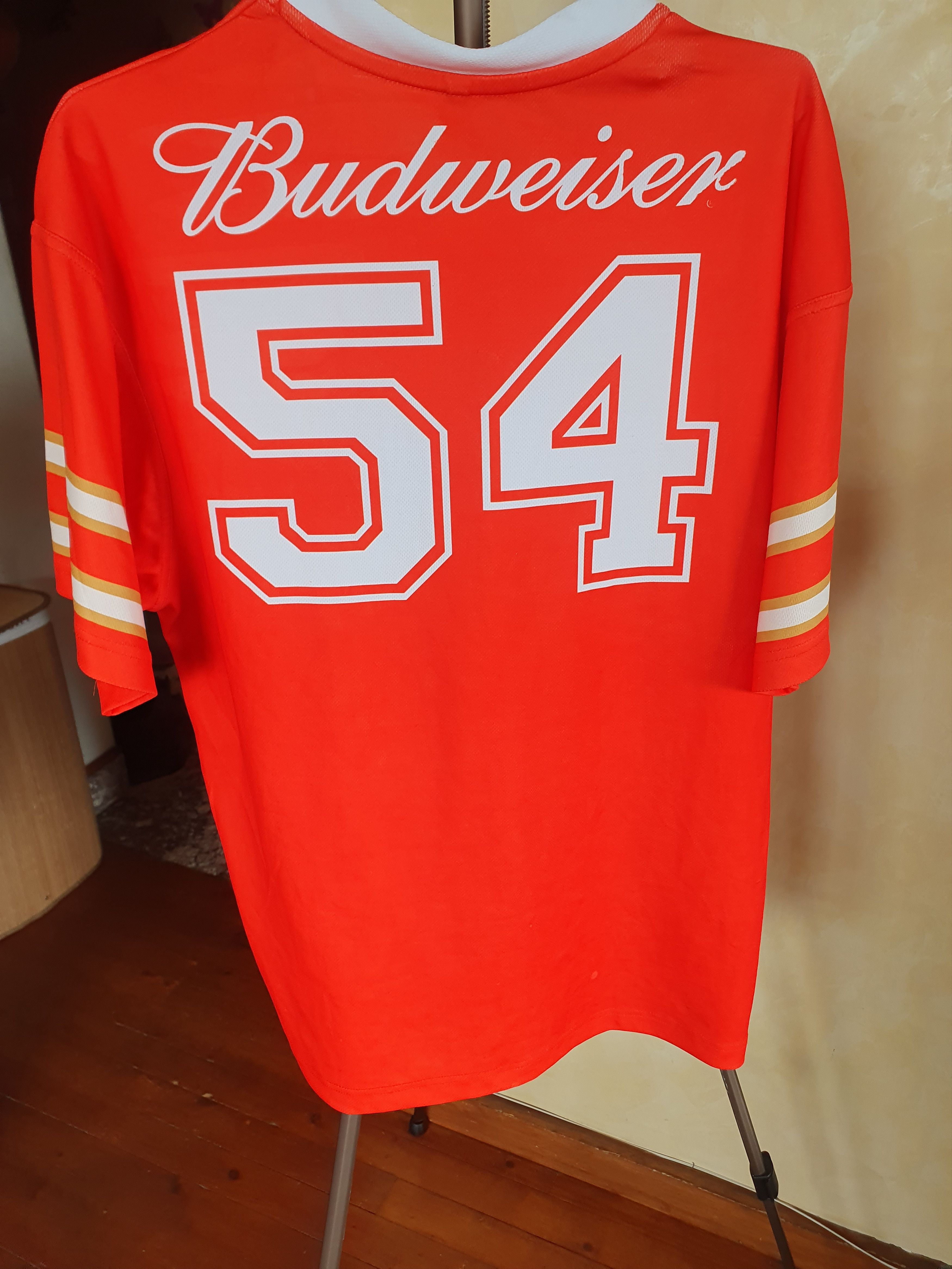 Budweiser Budweiser #54 SWAG jersey sz M/L Size US M / EU 48-50 / 2 - 1 Thumbnail