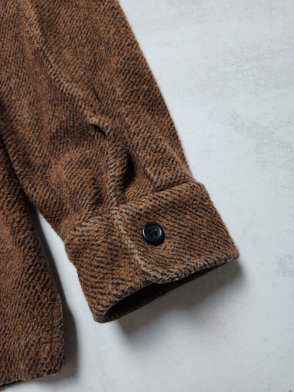 Supreme Supreme Brown Flannel Ribbed Jacket Size US XL / EU 56 / 4 - 10 Thumbnail