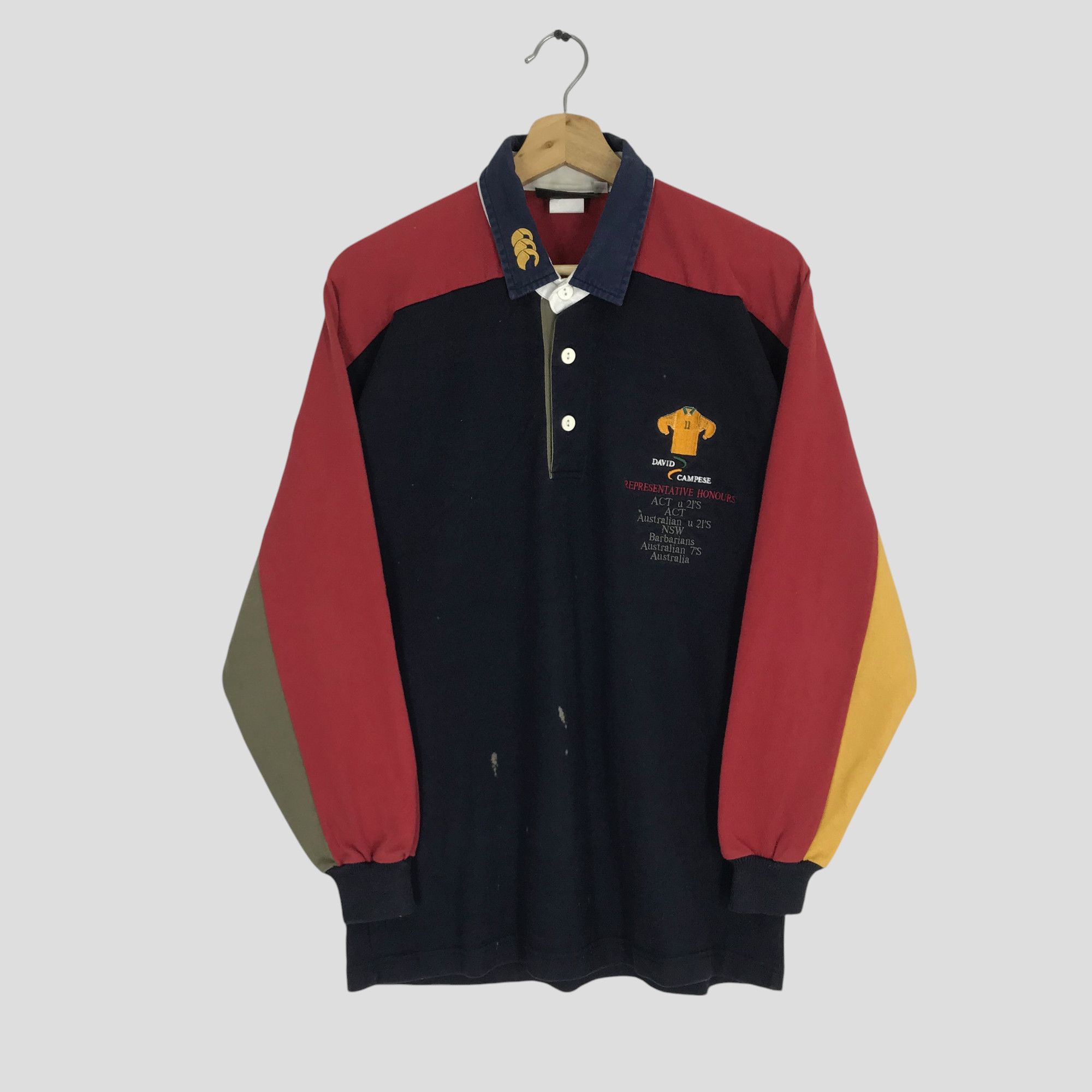 Canterbury of New Zealand Vintage Canterbury Australian Pro Player David Campase Polo Size US M / EU 48-50 / 2 - 1 Thumbnail