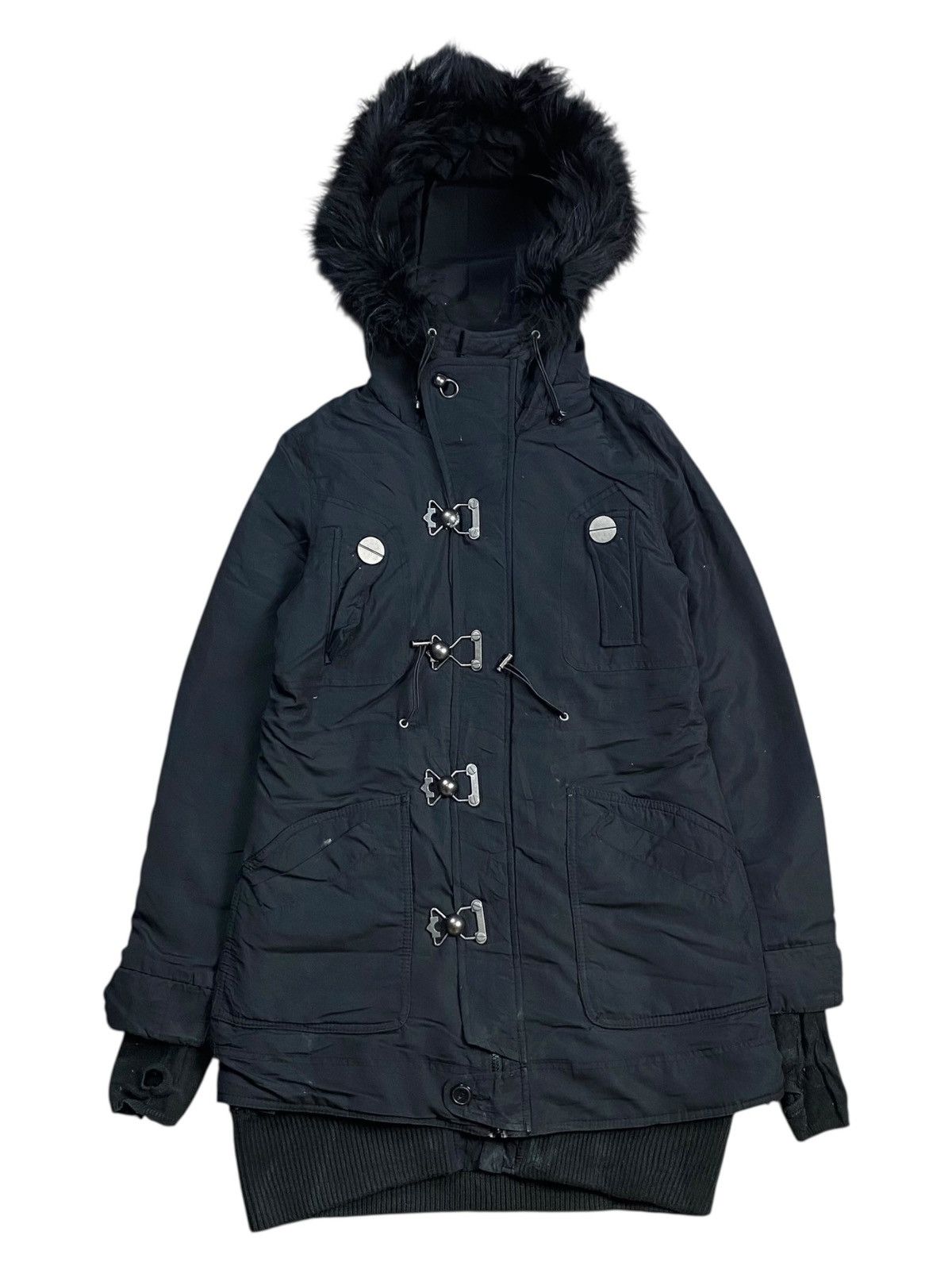 14th Addiction 2000s SLY - Vkei Style Fur Hoodie Jacket Size US M / EU 48-50 / 2 - 1 Thumbnail