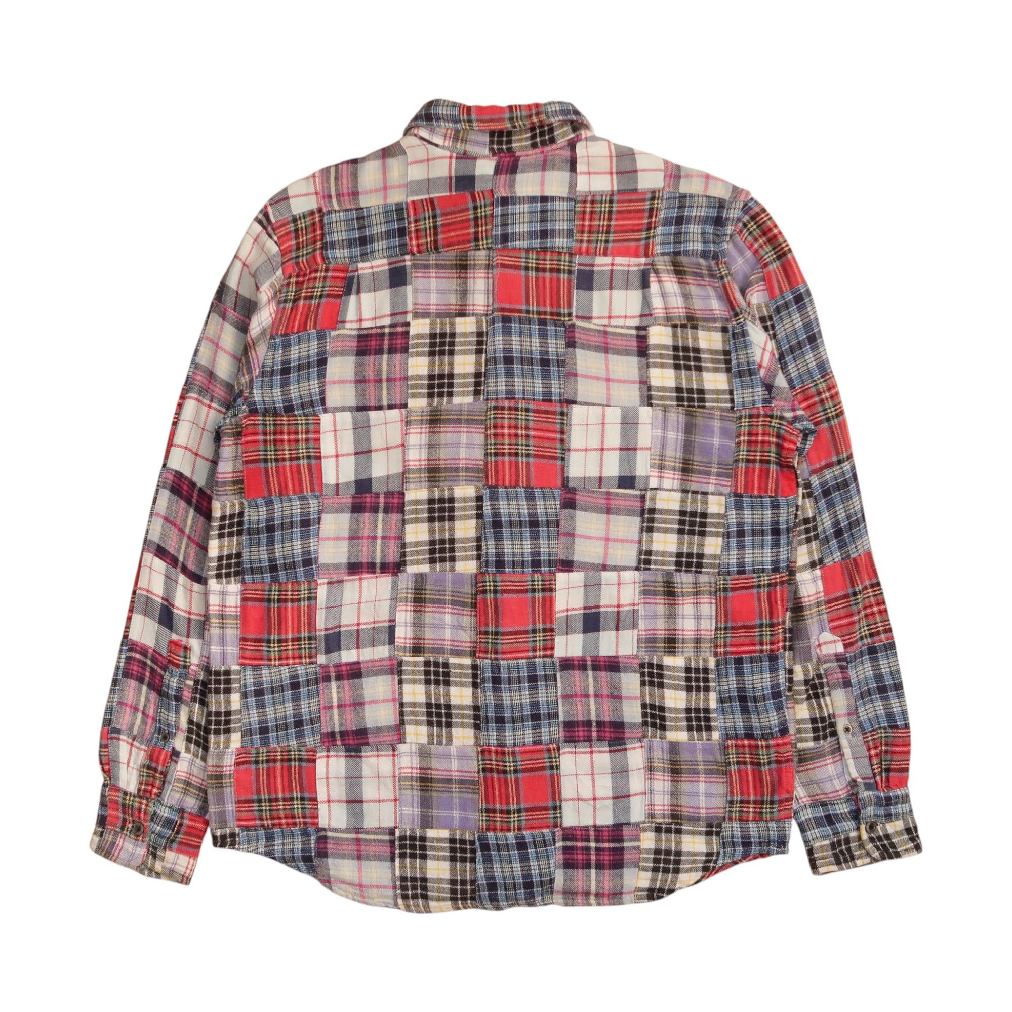Beams Plus 1990s Beams Kingdom Patchwork Rebuild Shirt Flannel Needles Size US L / EU 52-54 / 3 - 2 Thumbnail